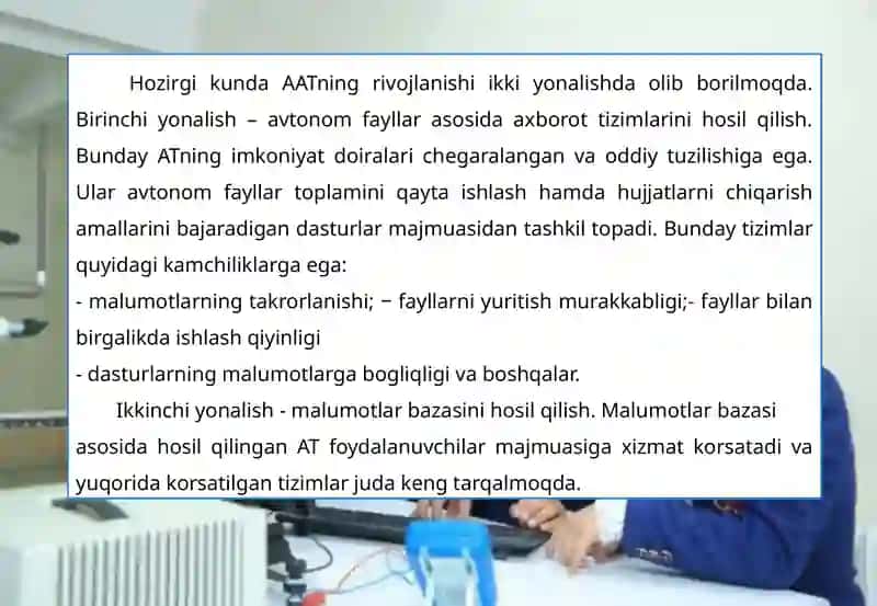 IQTISODIY AXBAROTNI QAYTA ISHLASH UCHUN MOBIL ILOVALARDAN FOYDALANISH 4