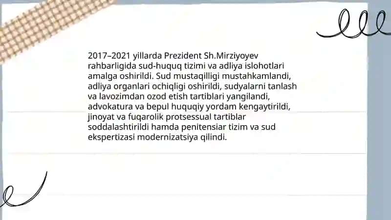 Ma'muriy islohotlar va davlat boshqaruvida modernizatsiya 4