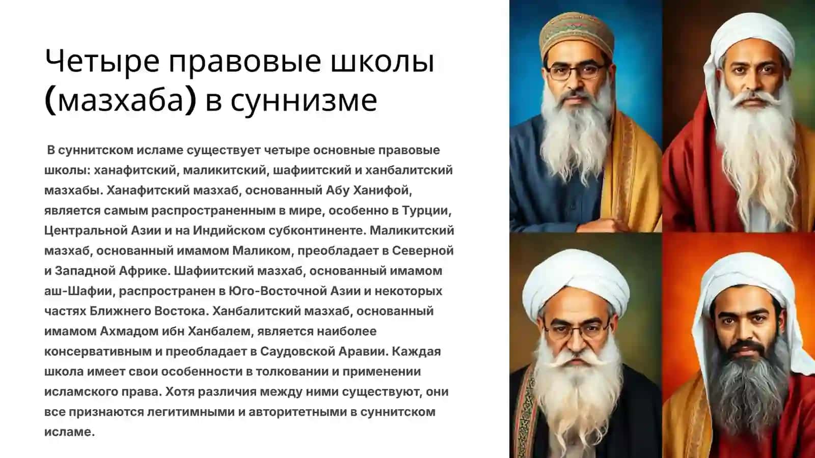 Сущность суннитского масхаба 4