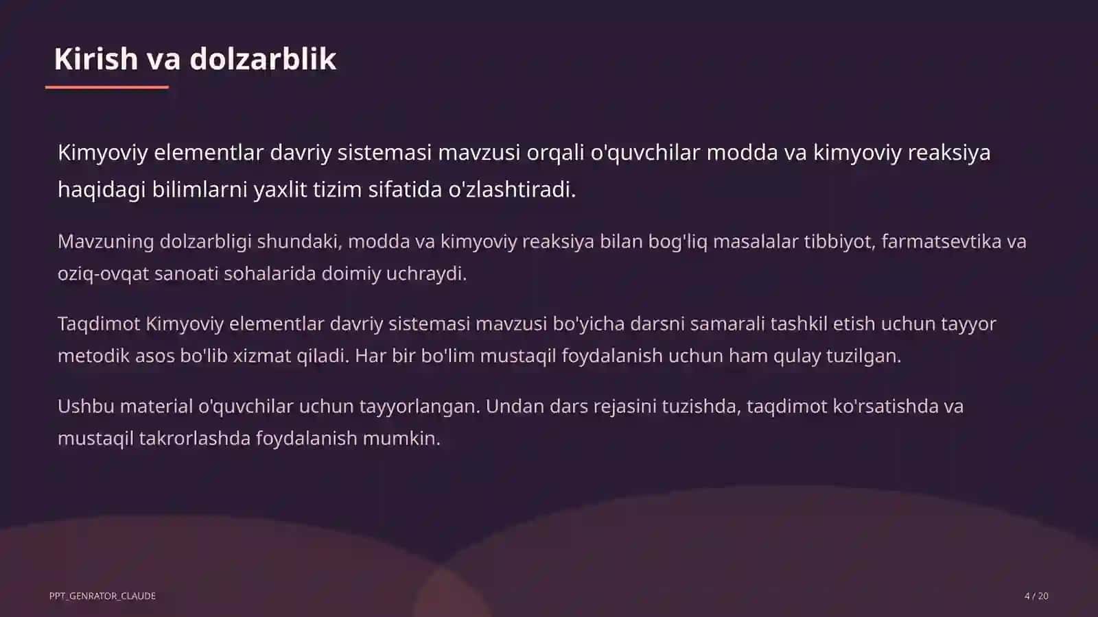 Kimyoviy elementlar davriy sistemasi (8-sinf) 4