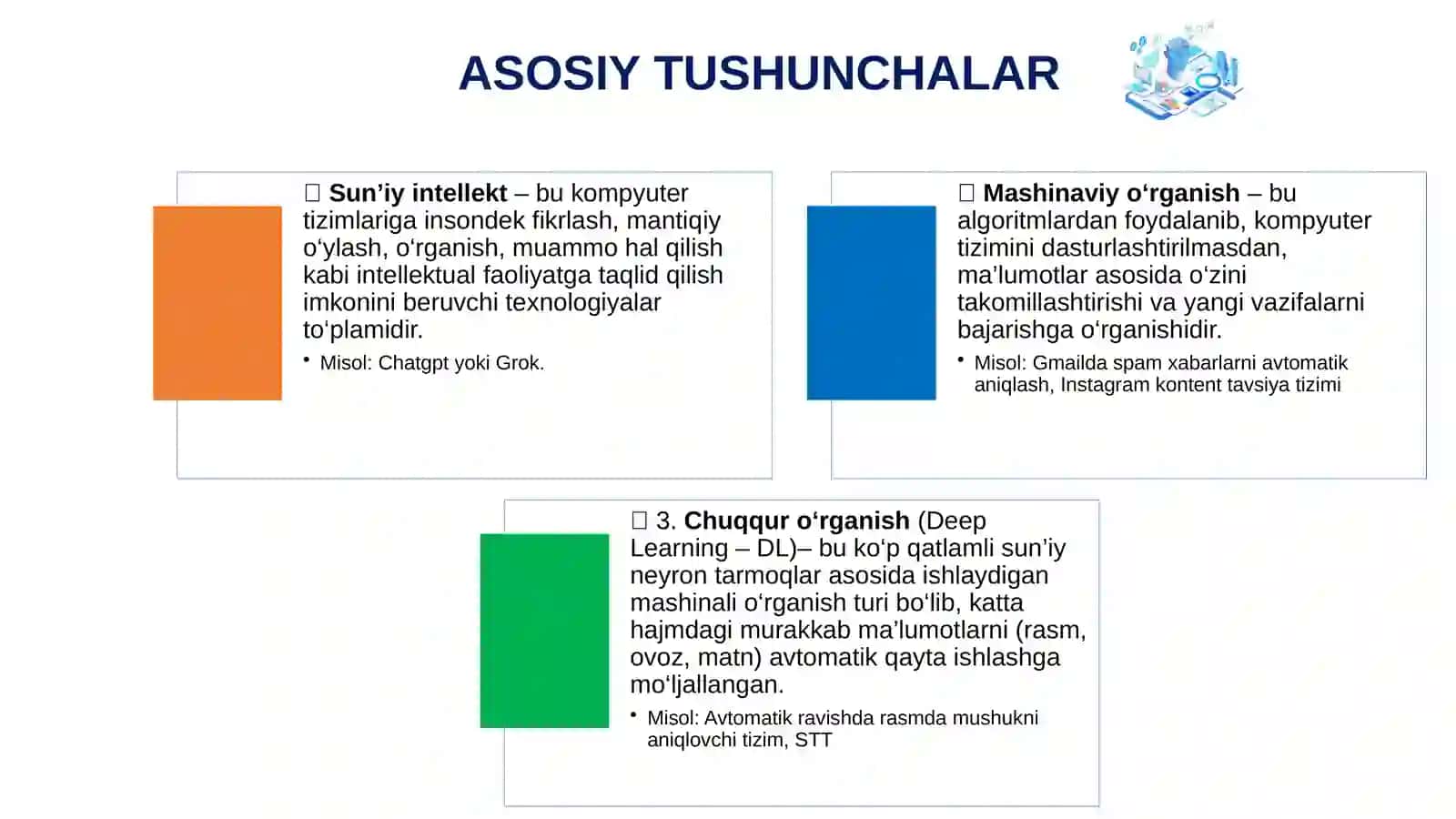 FANNI O‘QITISHDA SUN’IY INTELLEKT TEXNOLOGIYALARIDAN FOYDALANISH METODIKASI 4