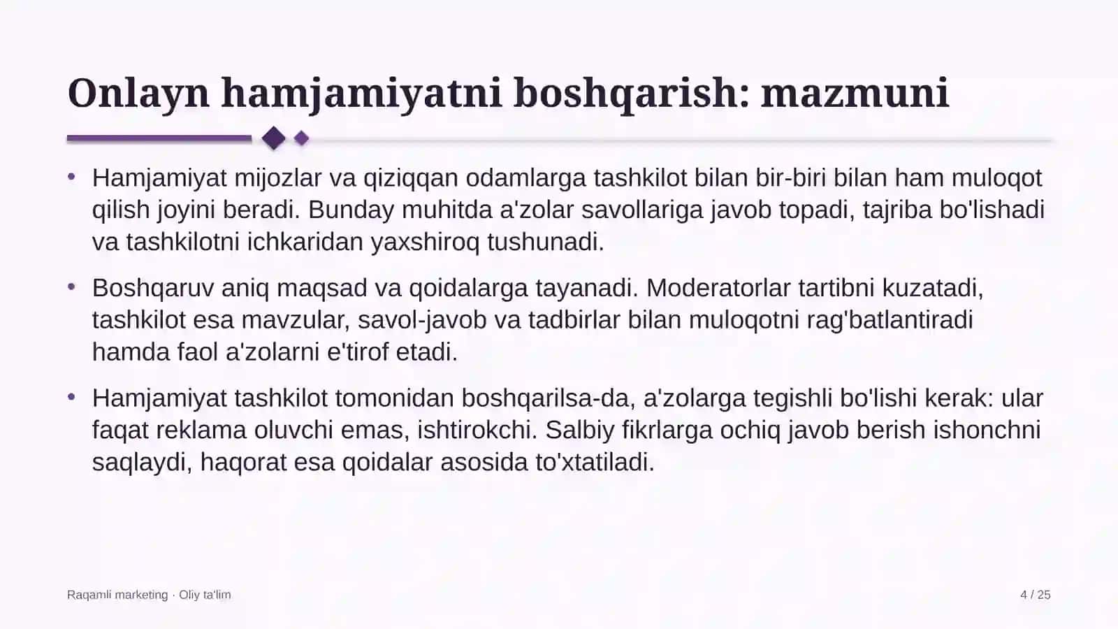 xorijiy universitetlar filiallarida onlayn hamjamiyatni boshqarish 1378 4