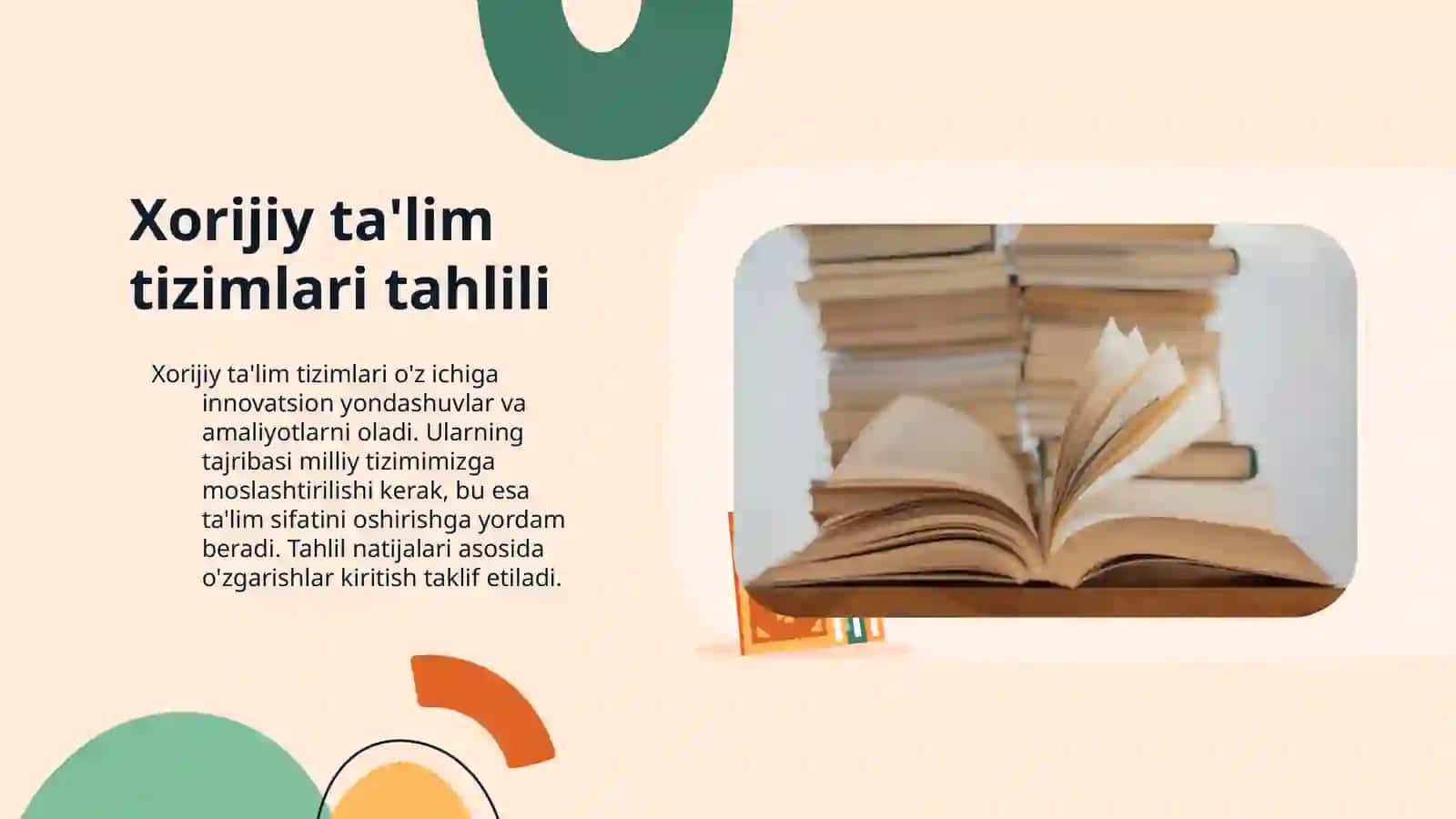 Xorijiy tajriba asosida taqdimot oeijiy menejment tajribasini milliy talimga moslashtirish bo'yicha tahlil va takliflar 4