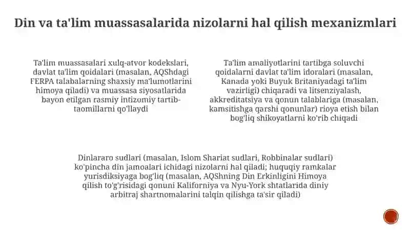 MA'NAVIY-MARIFIY ISHLARNI TARTIBGA SOLUVCHI MEYORIY HUQUQIY HUJJATLAR 4