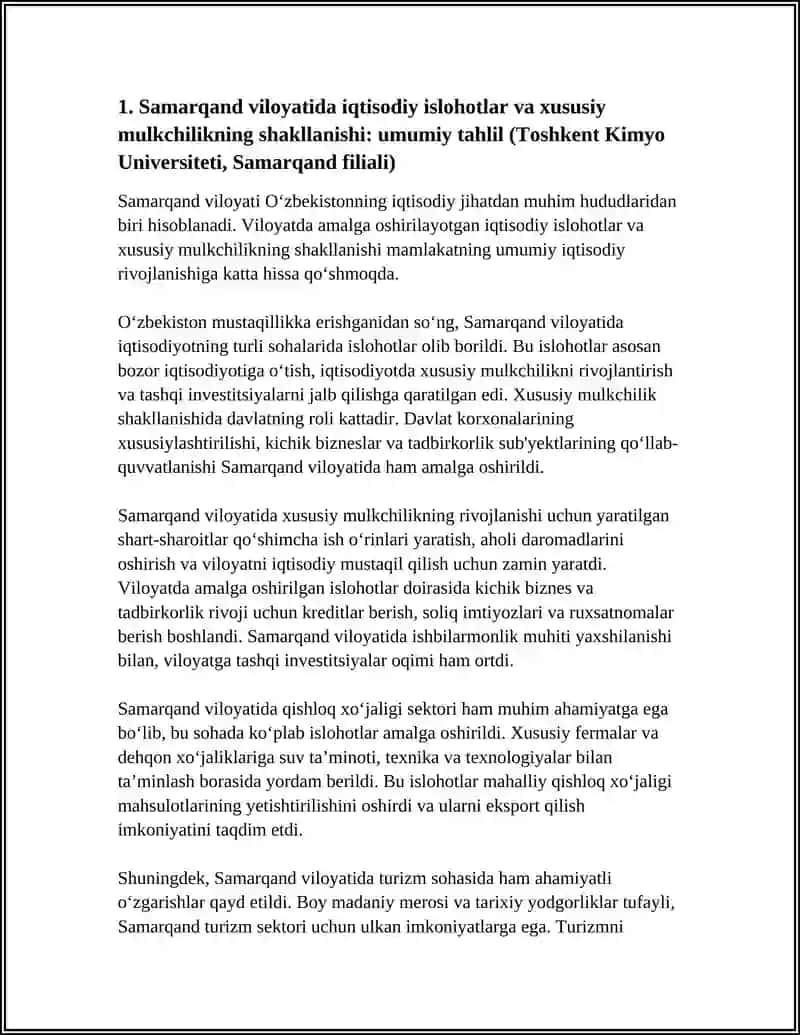 SAMARQAND VILOYATI TOSHKENT KIMYO UNVERSETITINING SAMARQAND FILLIALI BOSHLANGʻICH TALIM 4