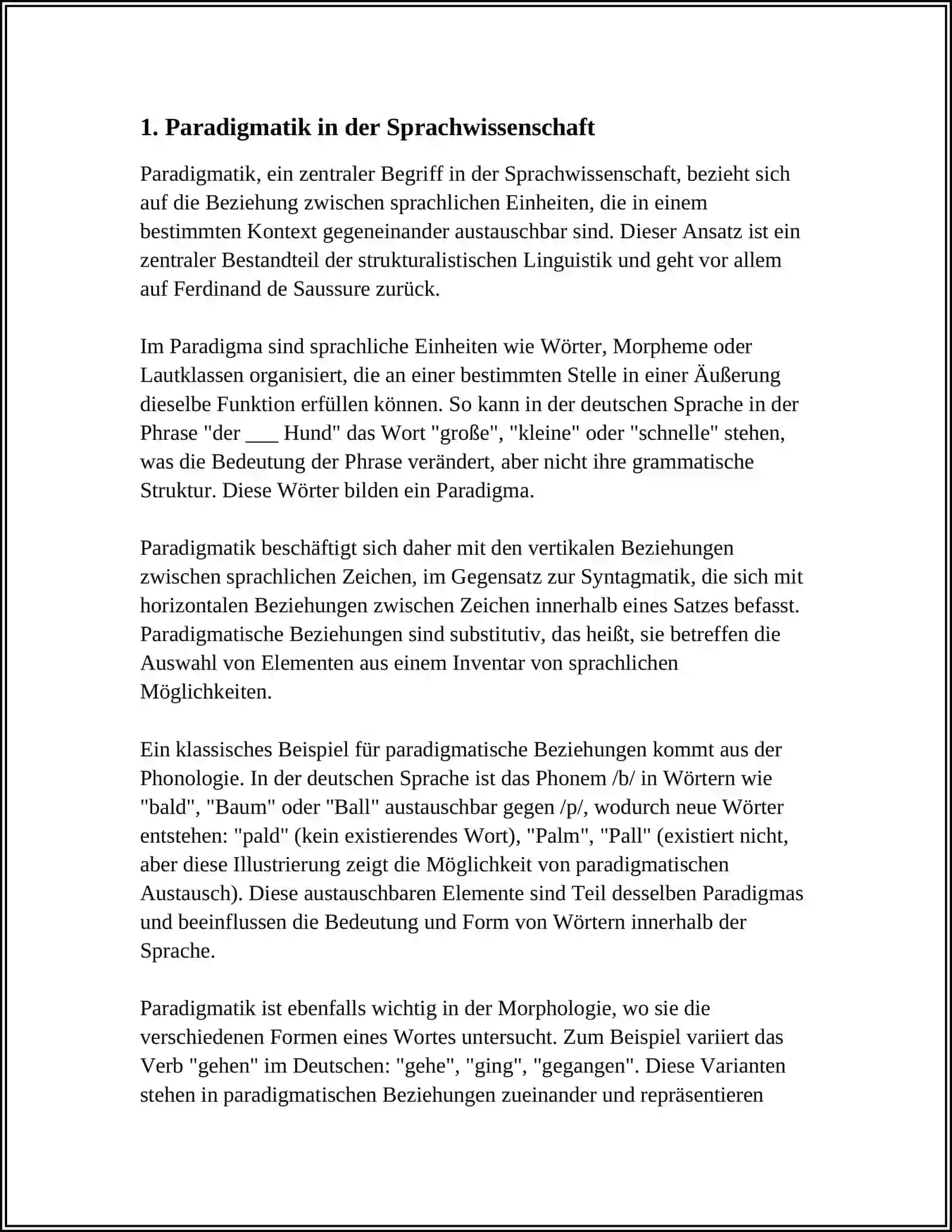 ROLLE DER PARADIGMATIK UND SYNTAGMATIK BEI DER ERFORSCHUNG DES WORTSEDEUTUNGSBASISES 4