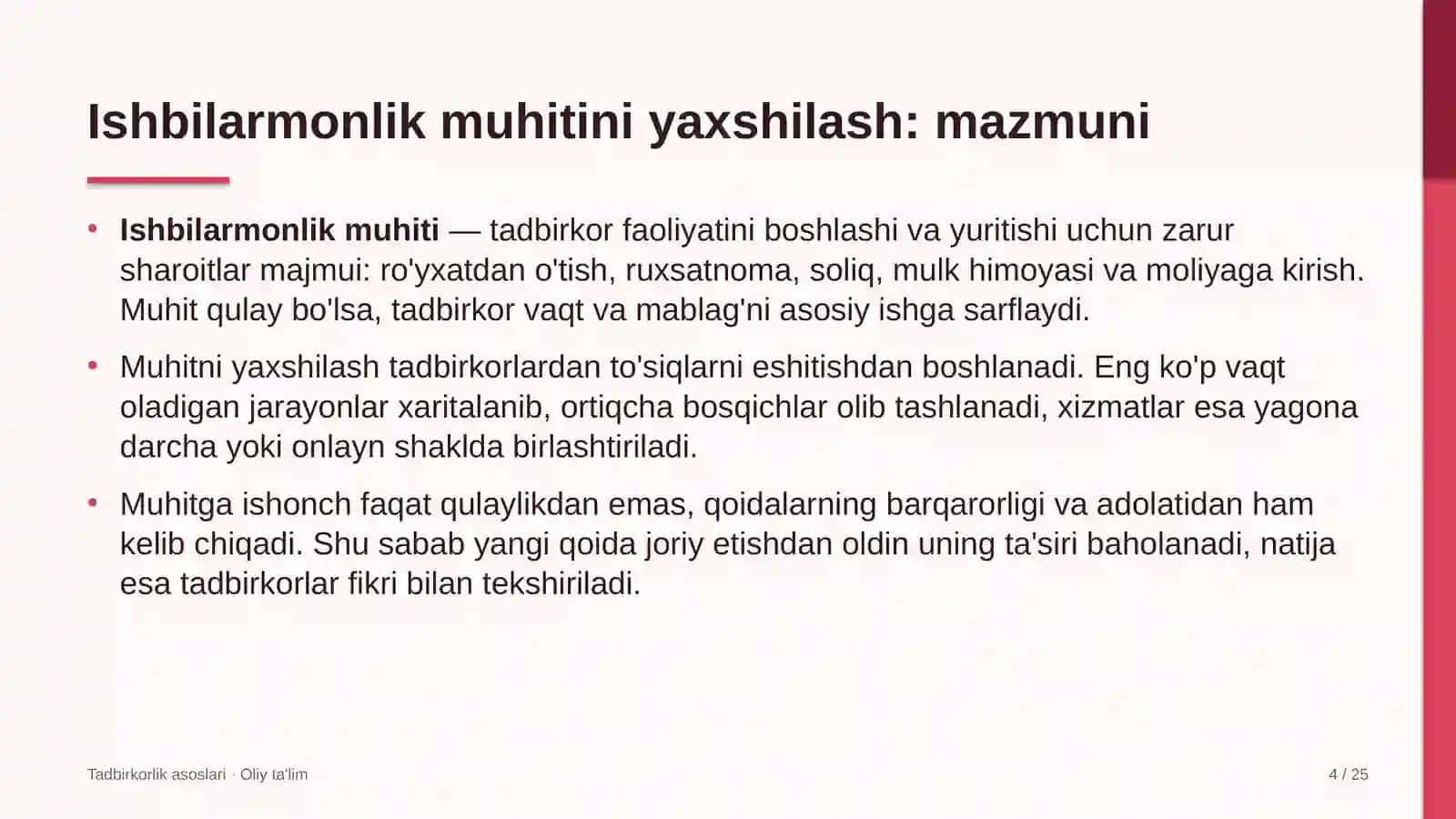 neft mahsulotlarini tashishda ishbilarmonlik muhitini yaxshilash 7892 4
