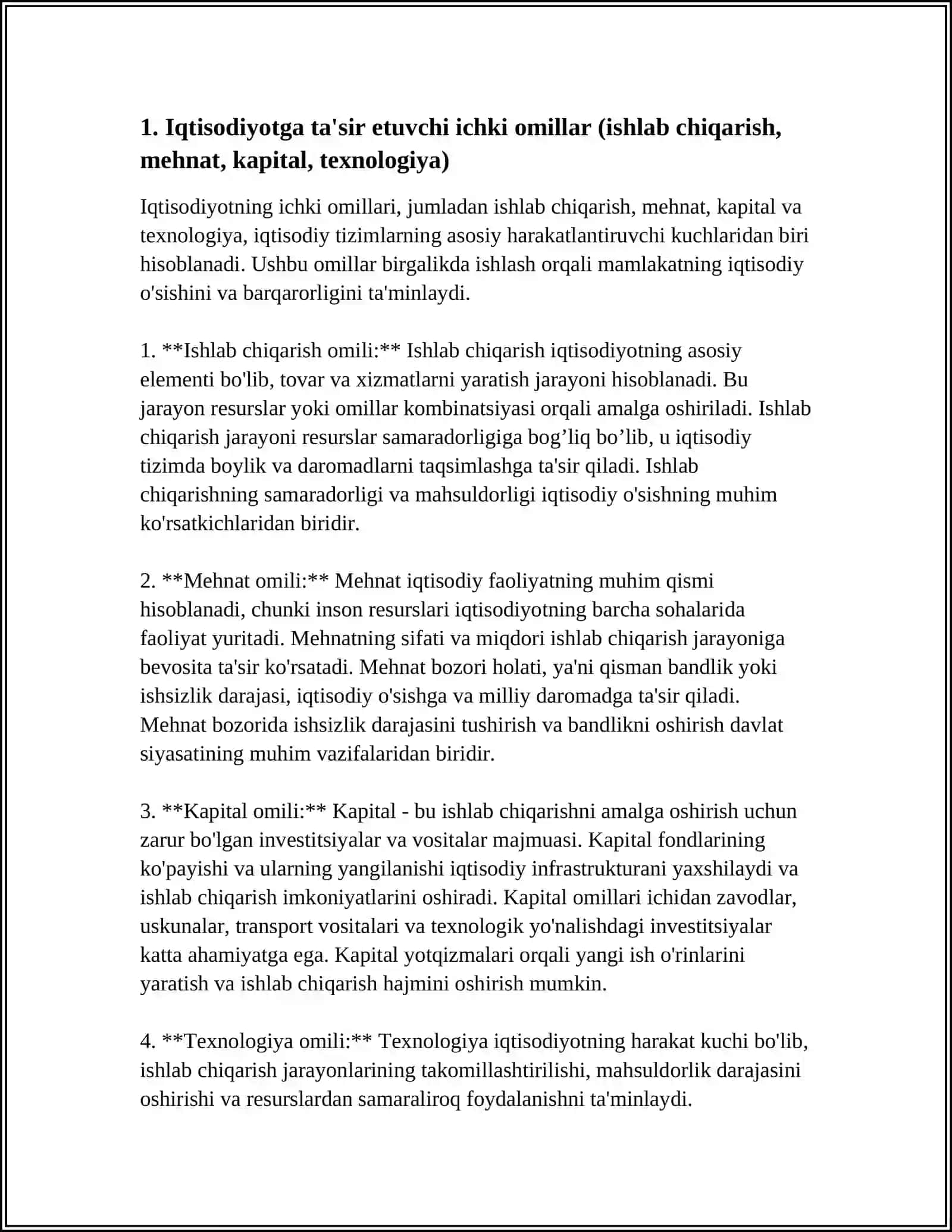 IQTISODIYOTDS UNGA TASIR ETUVCHI QANDAY OMILLAR MAVJUD 4