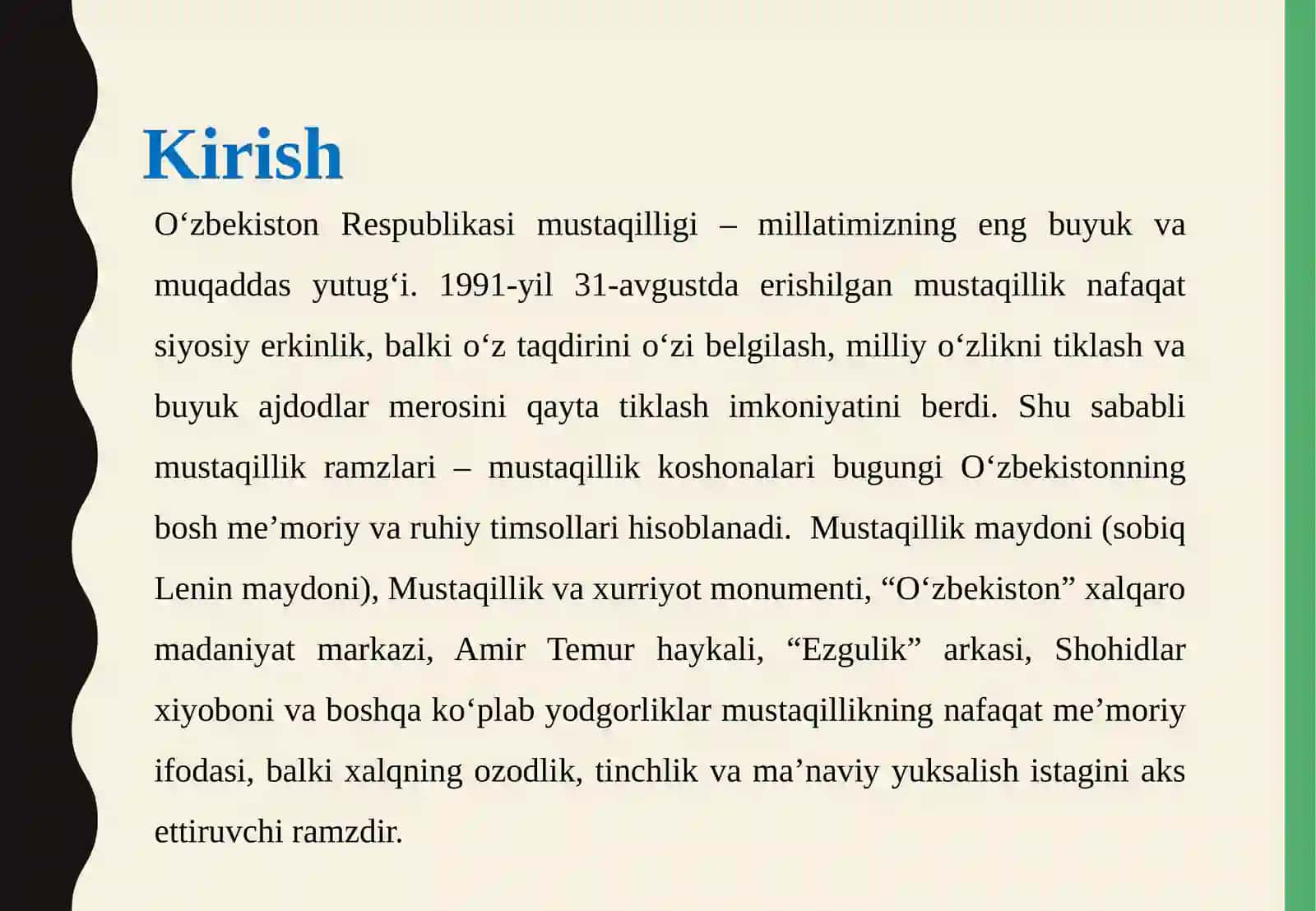 Mustaqillik koshonalari 4
