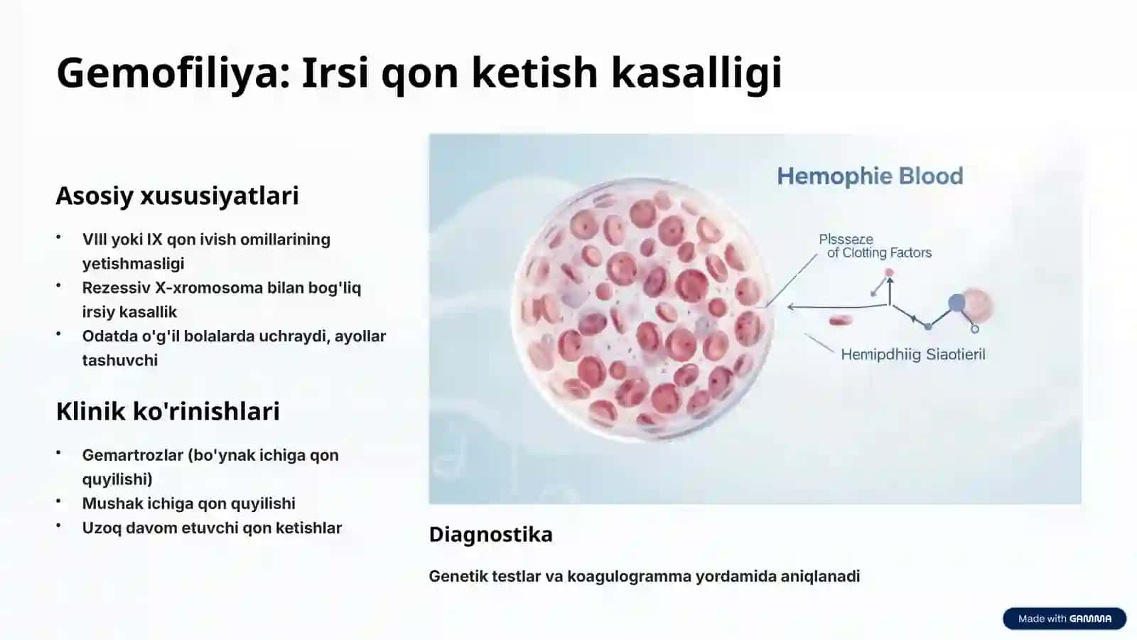 Gemorragik diatezlarning ko'rinishlari 4