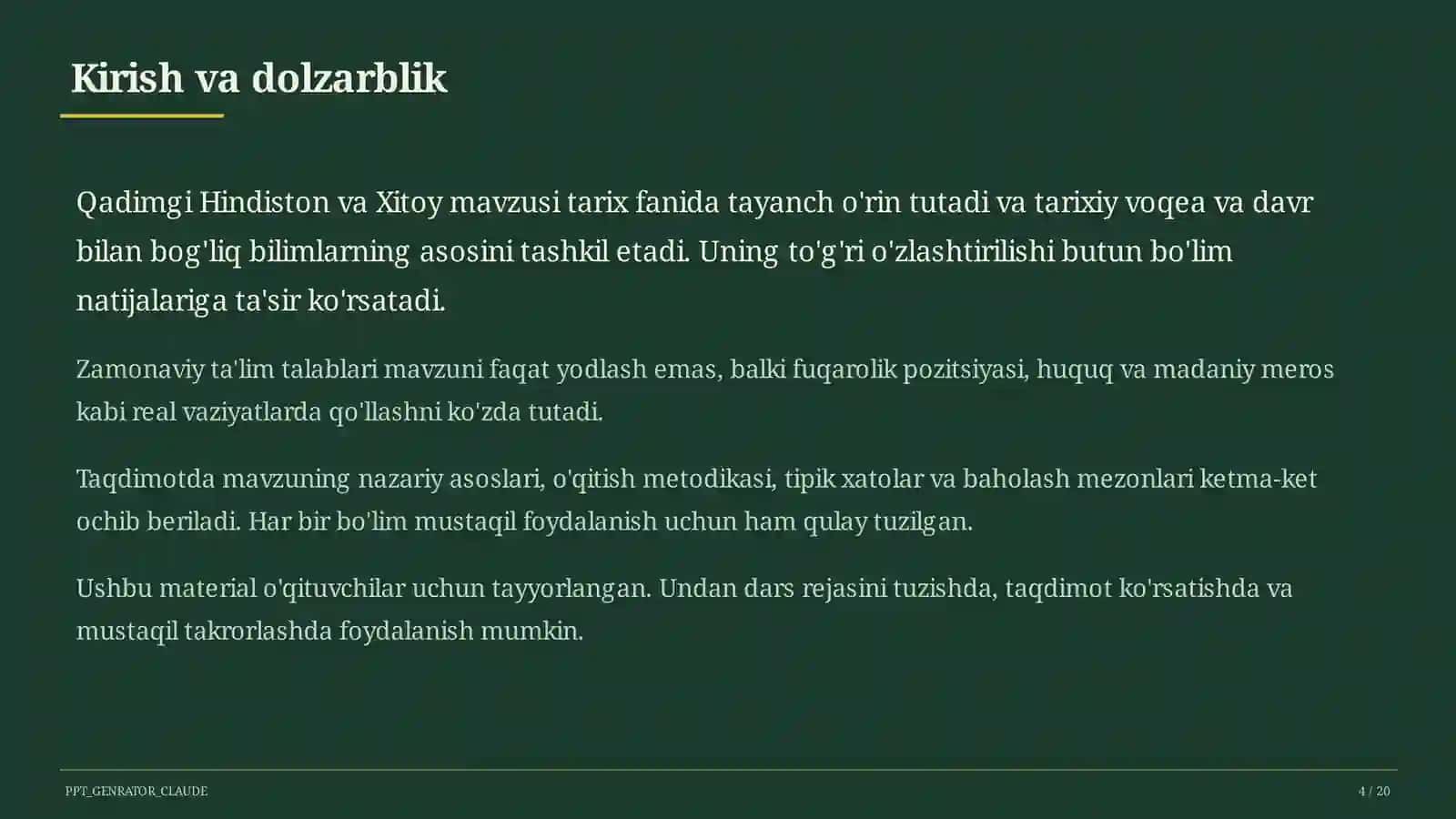 Qadimgi Hindiston va Xitoy (6-sinf) 4