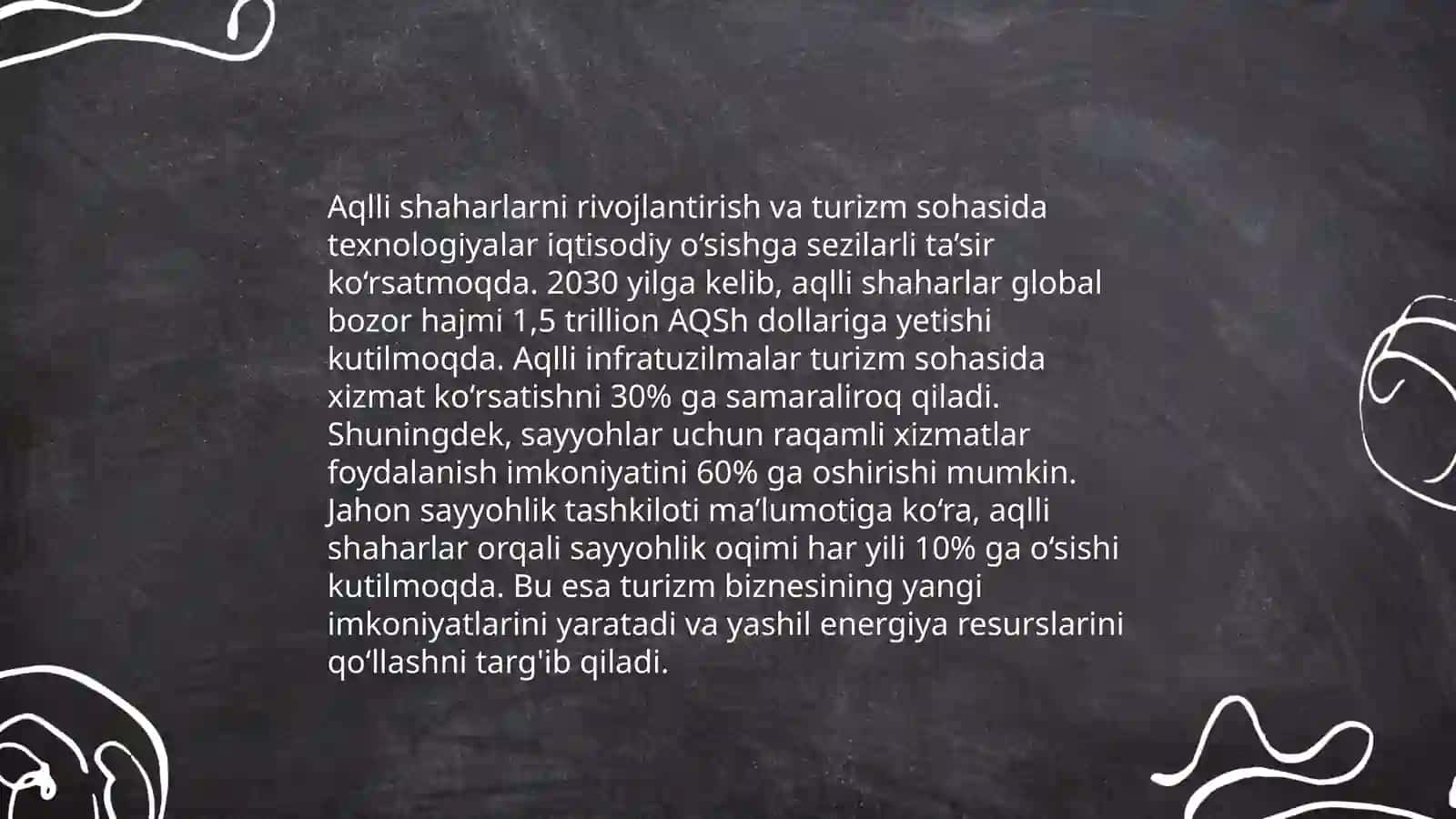 Turizm biznesini rivojlantirishga inovatsion yondashuvlar mavsuzida taqdimot 4