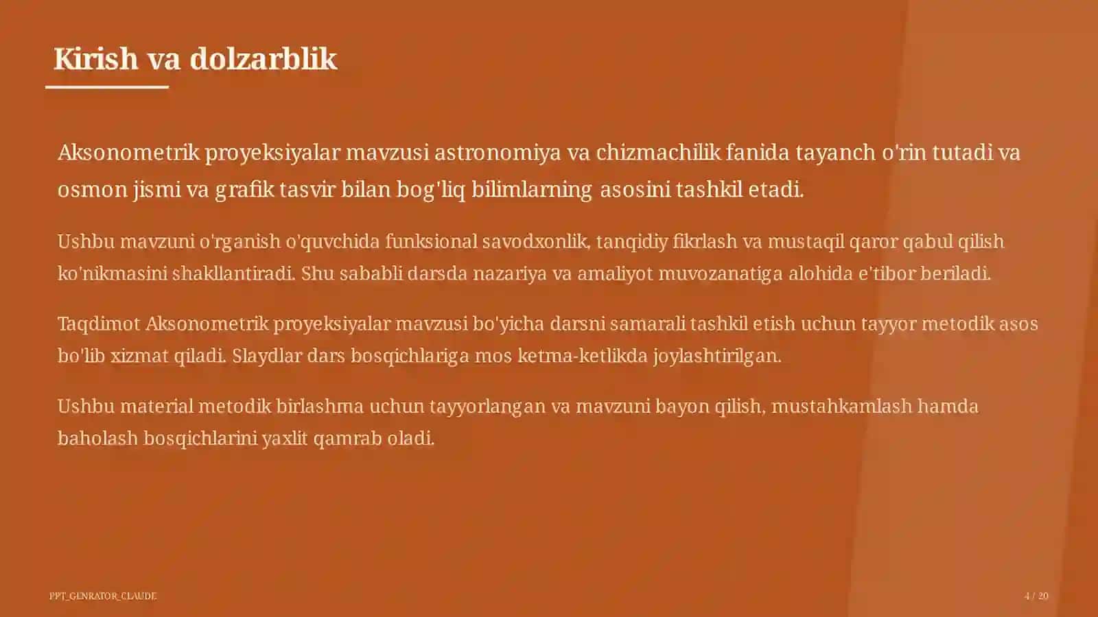 Aksonometrik proyeksiyalar 4