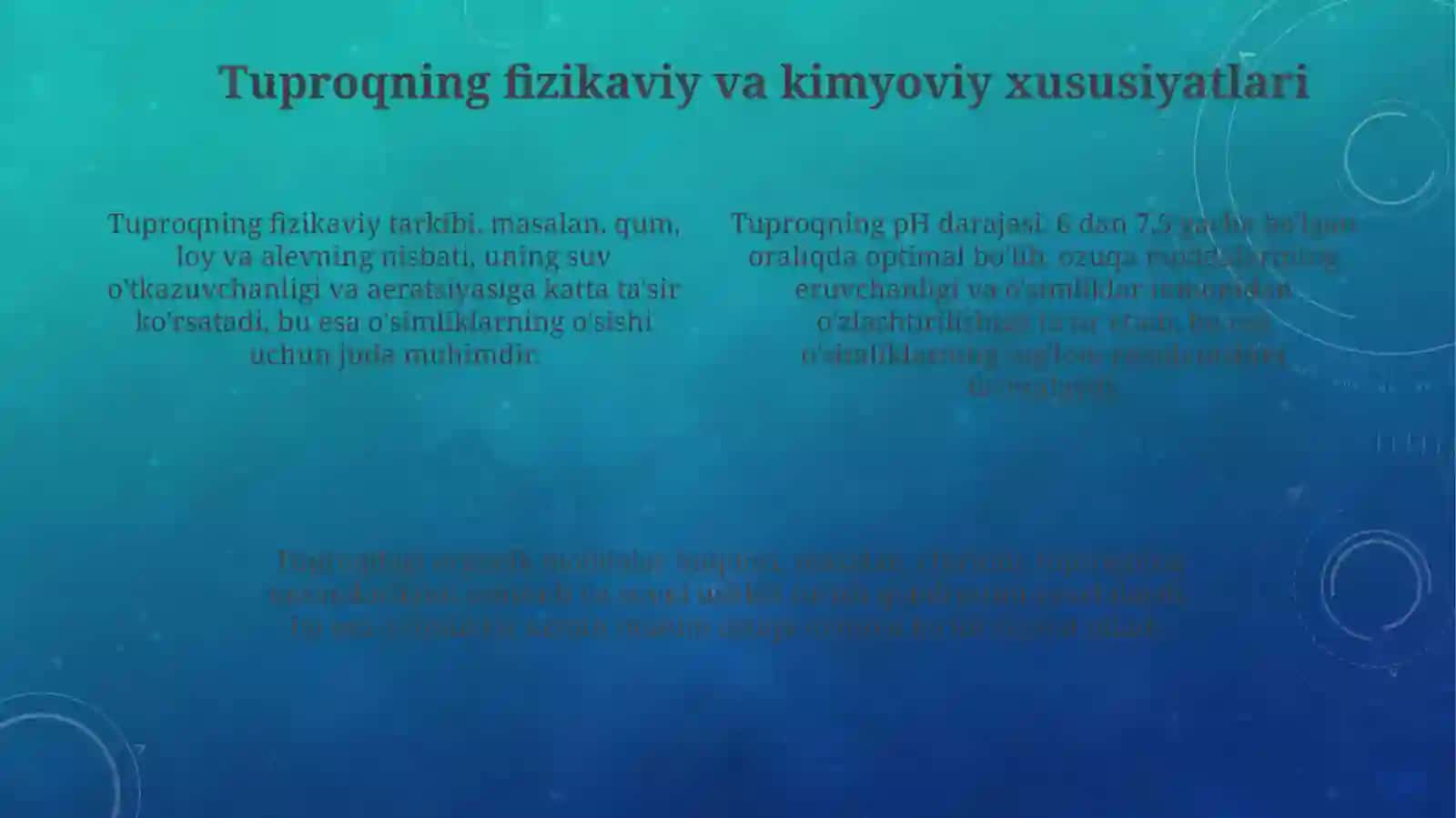 Tuproq gigiyenasifizikvakimyoviyxususiyatlari 4