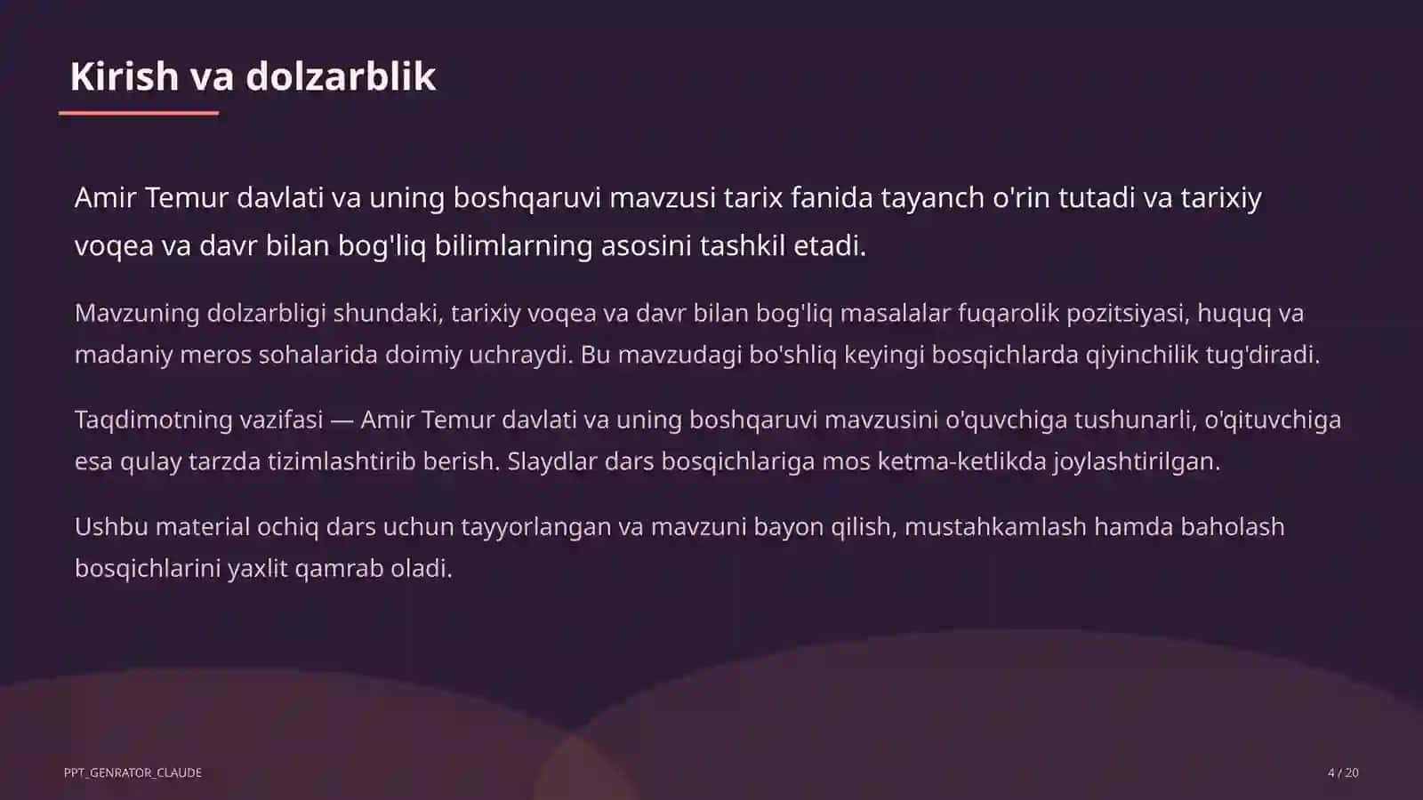 Amir Temur davlati va uning boshqaruvi (8-sinf) 4