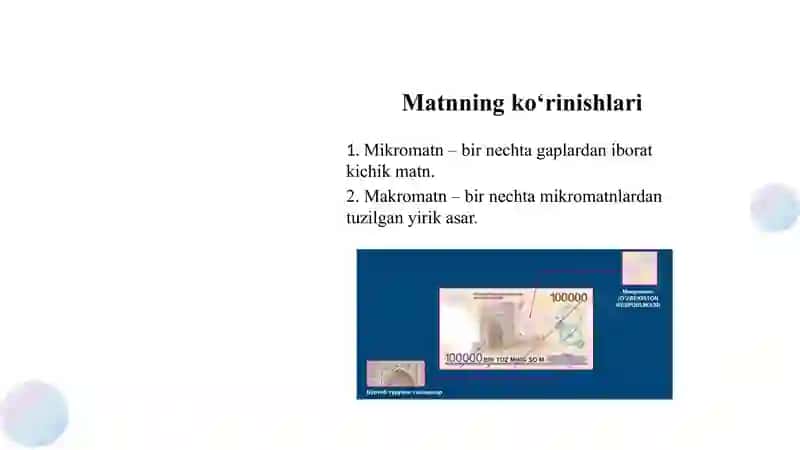 Matn va uning turlari 4
