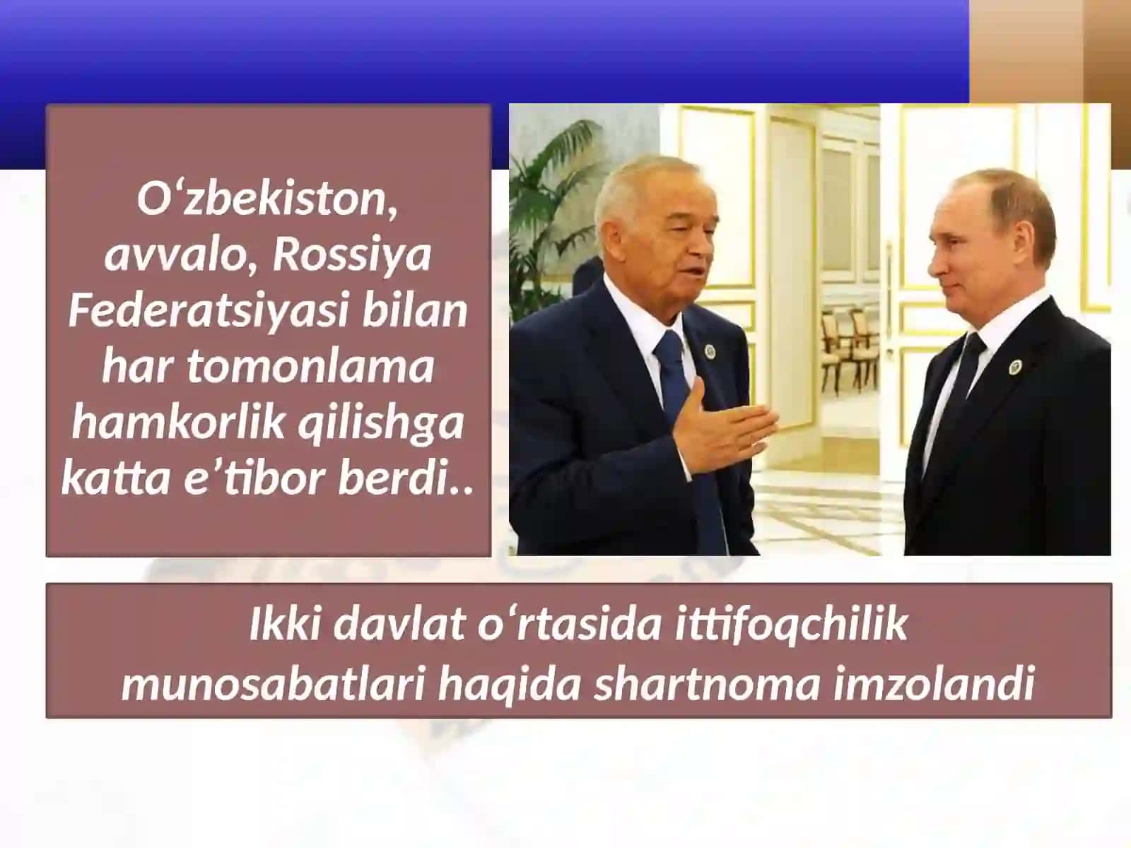 O‘zbekiston  va  jahon 4