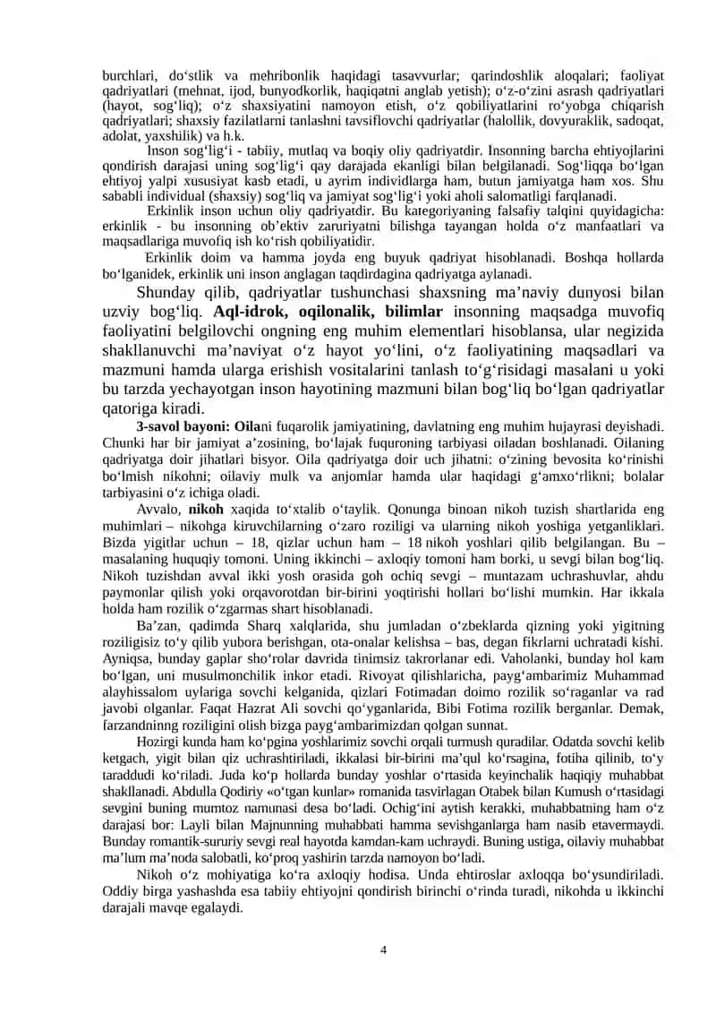 Qadriyatlar falsafasi (Aksiologiya) 4