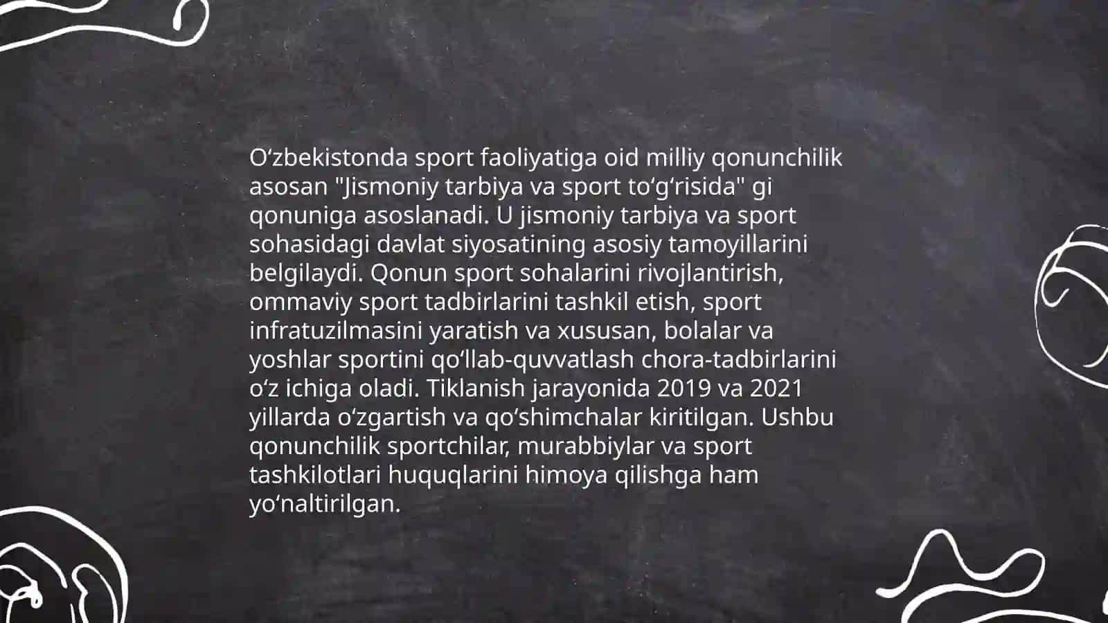 Sportda huquqiy ta'lim 4