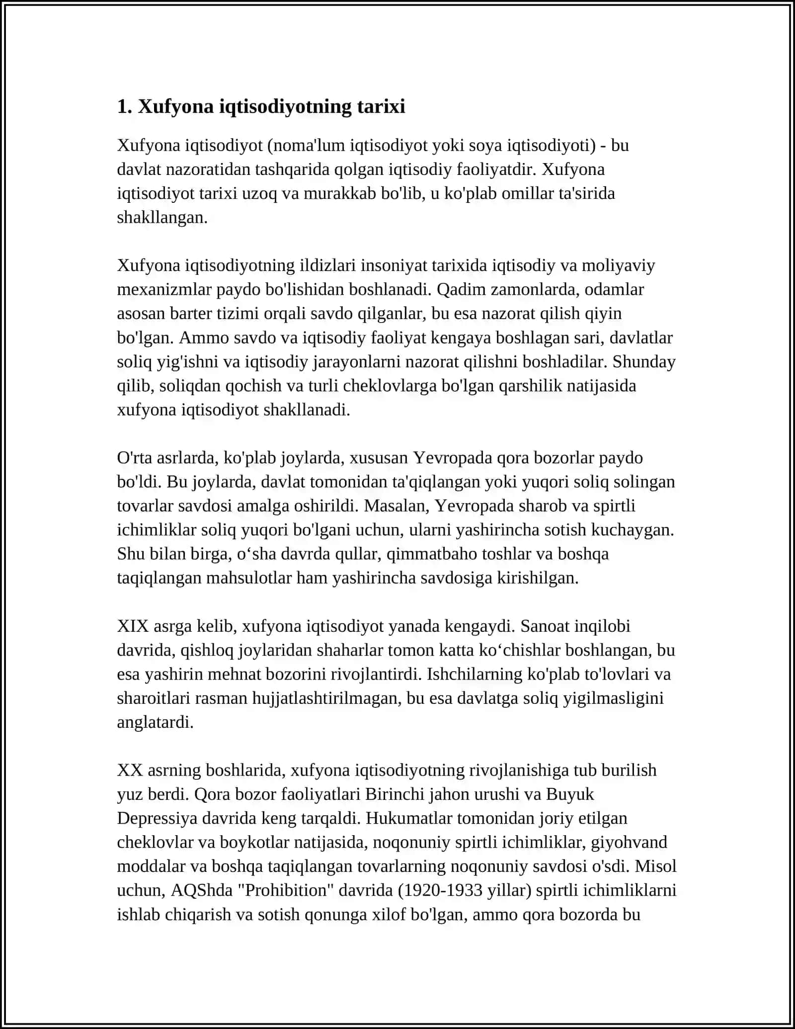 XUFYONA IQTISODIYOT, KORRUPSIYANING ISTITUTSIONAL NAZARIYASI 4