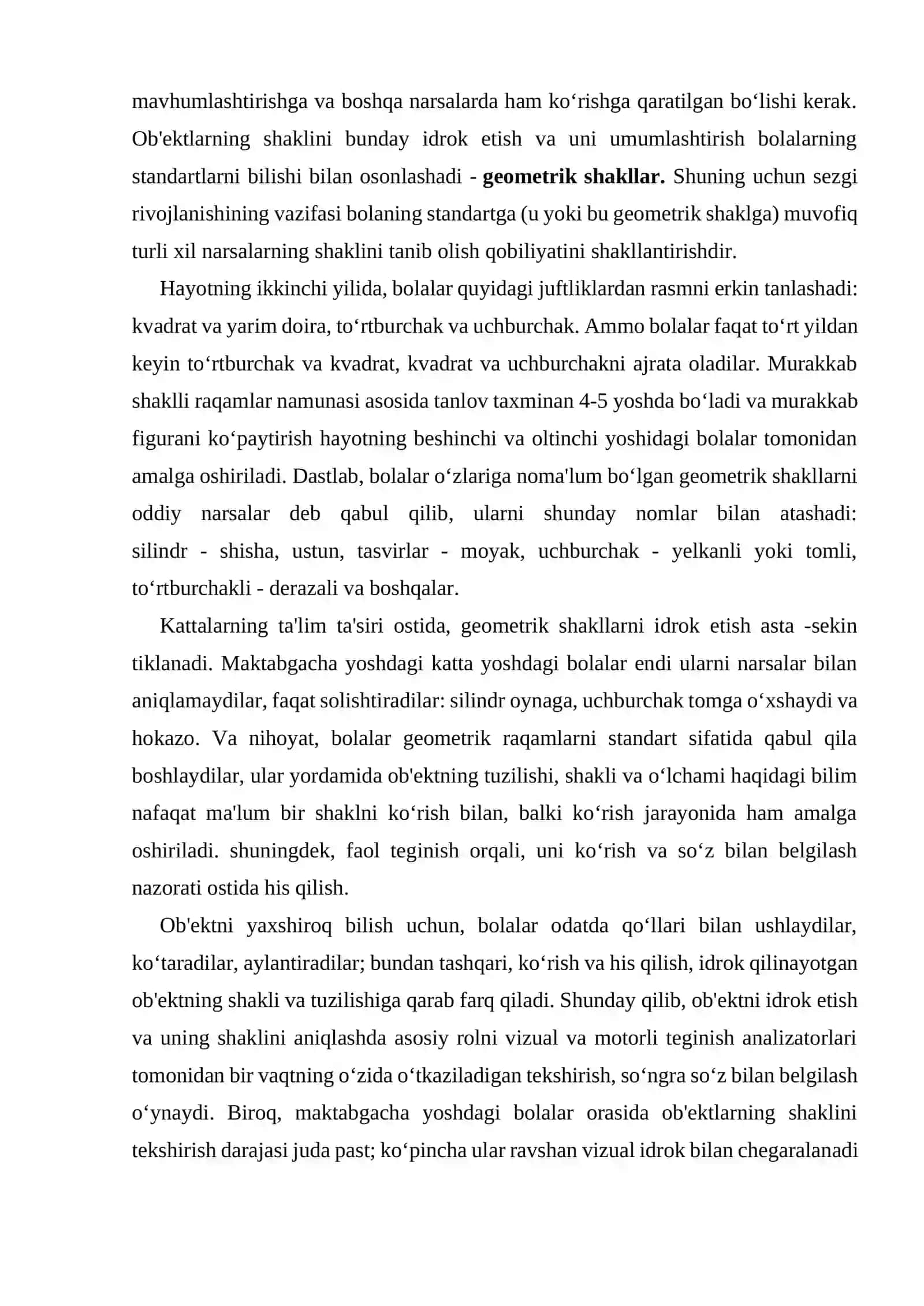 Kvadrat va toʻgʻri toʻrtburchak shakllarini farqlashga doir mashqlar 4
