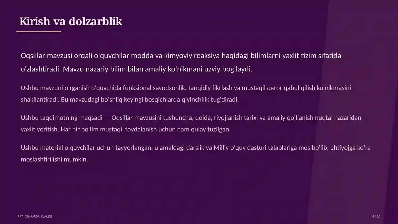 Oqsillar (11-sinf) 4