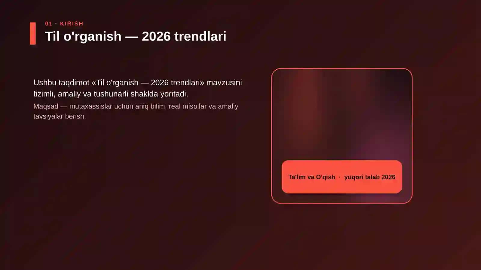 Til o'rganish — 2026 trendlari 4