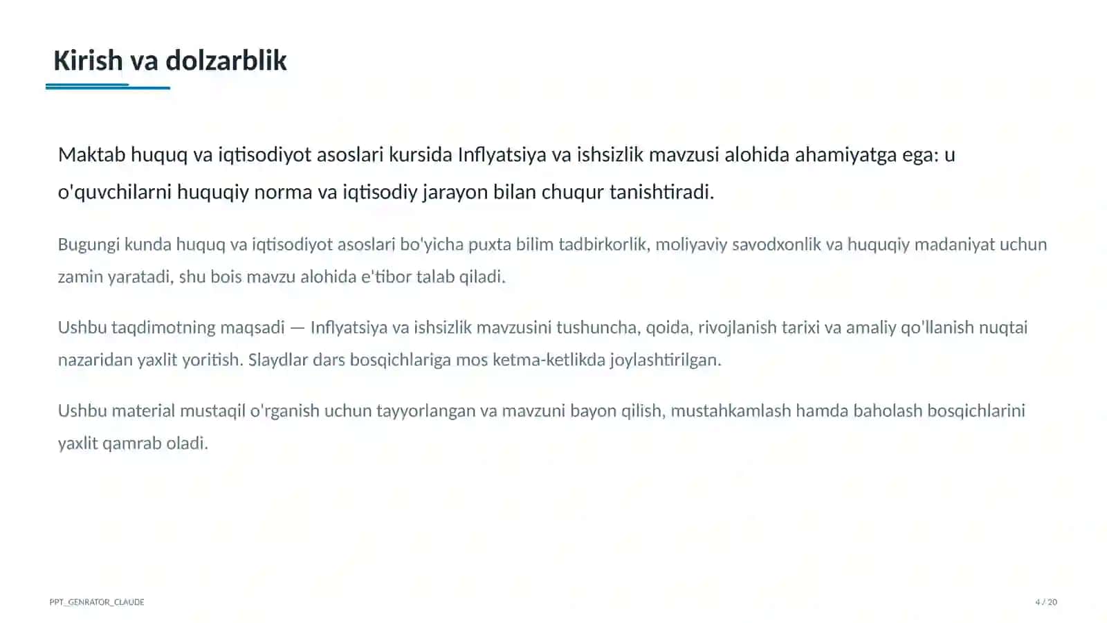 Huquq va iqtisodiyot asoslari (9–11) 4