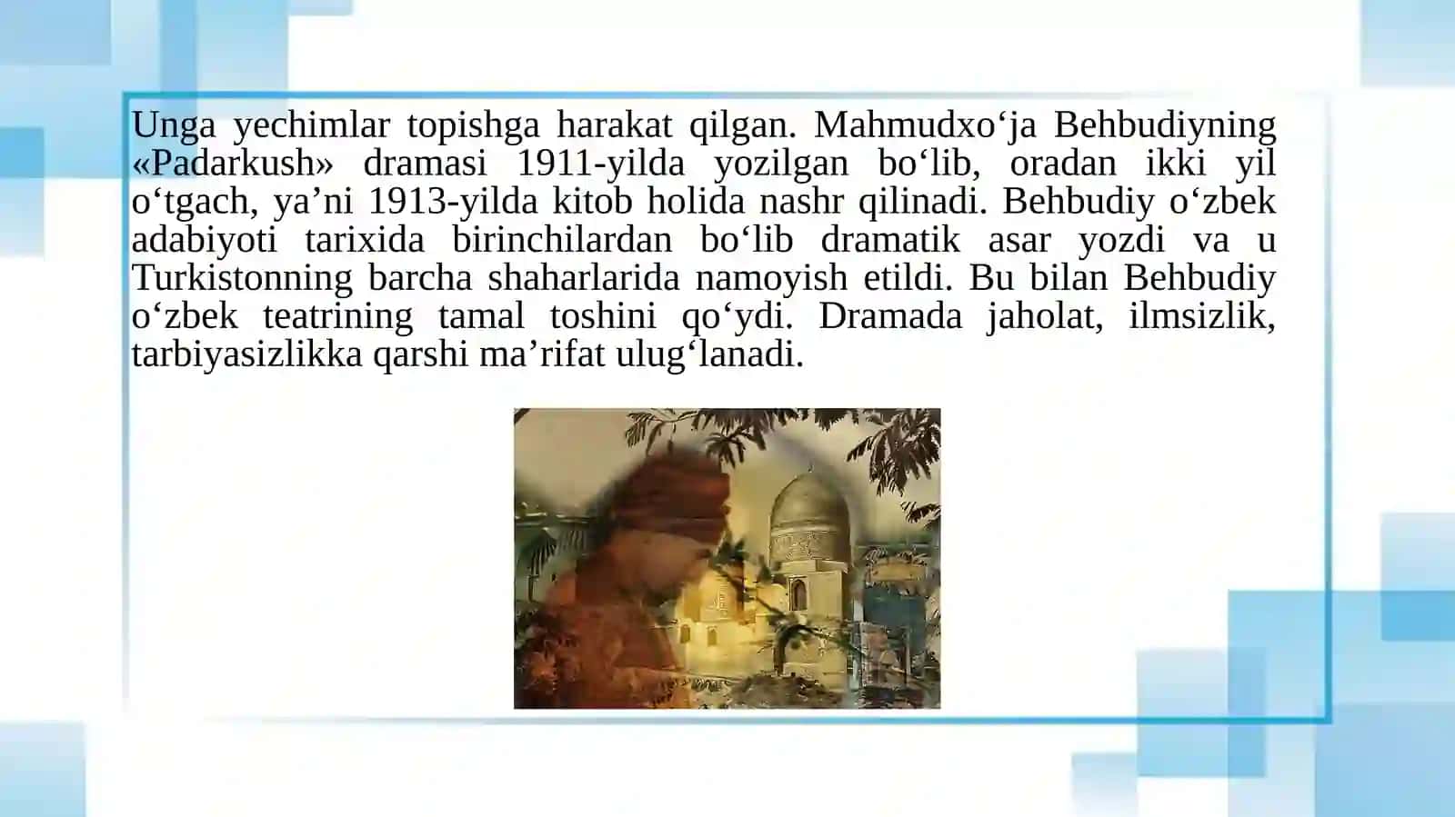 "Padarkush" asarining tarbiyaviy xamiyati 4