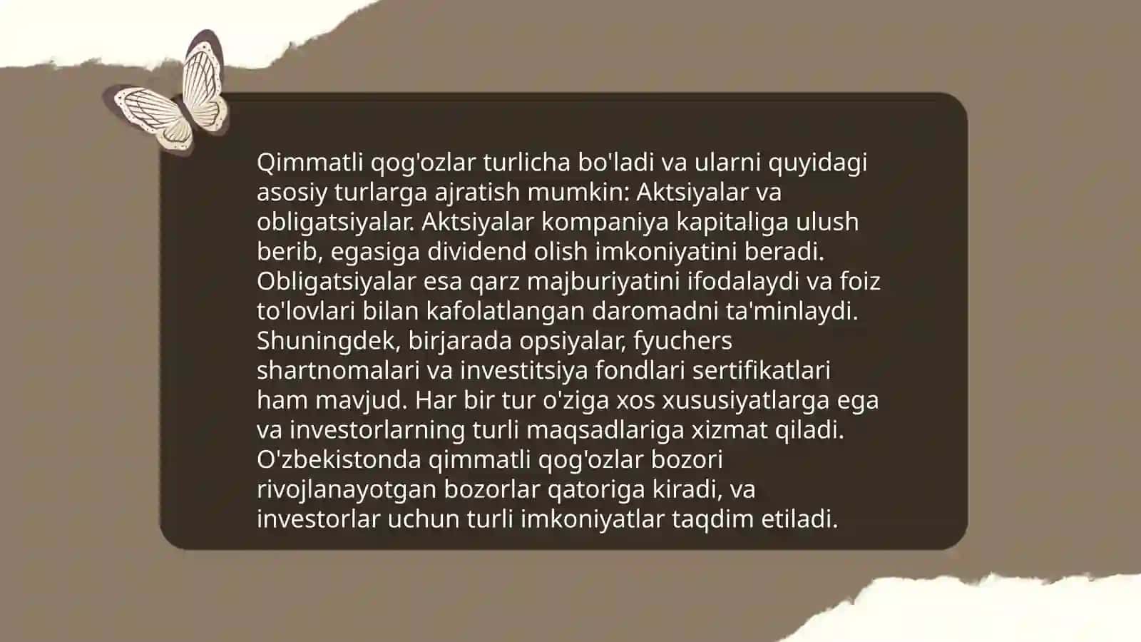 Uzluksiz investitsion strategiyalar 4