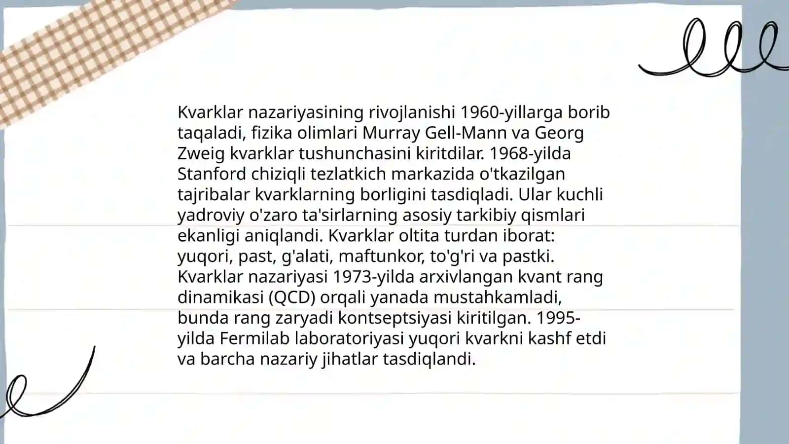 Elementar zarrachalarning paydo bulish tarixi 4
