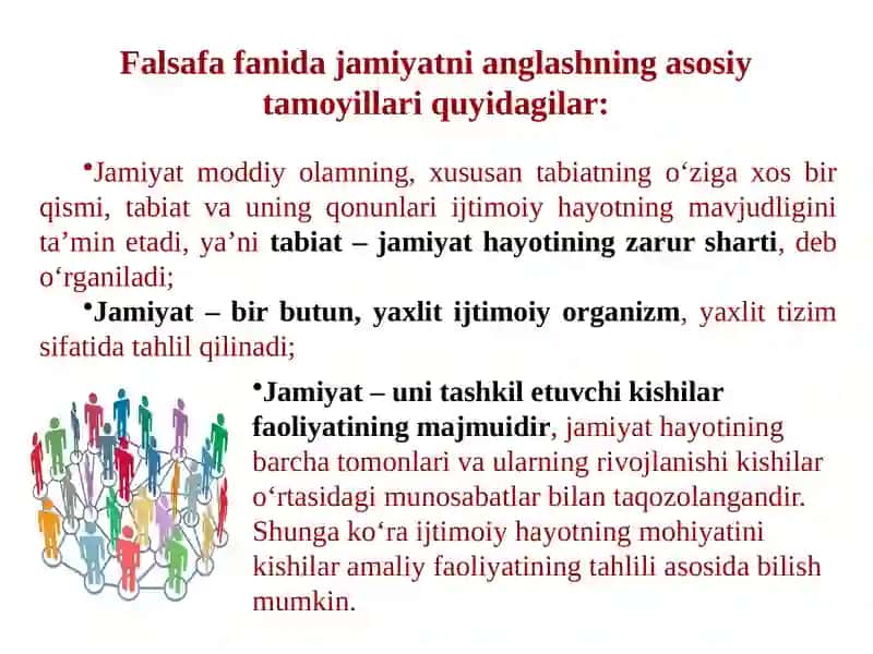 Jamiyat falsafasi 4