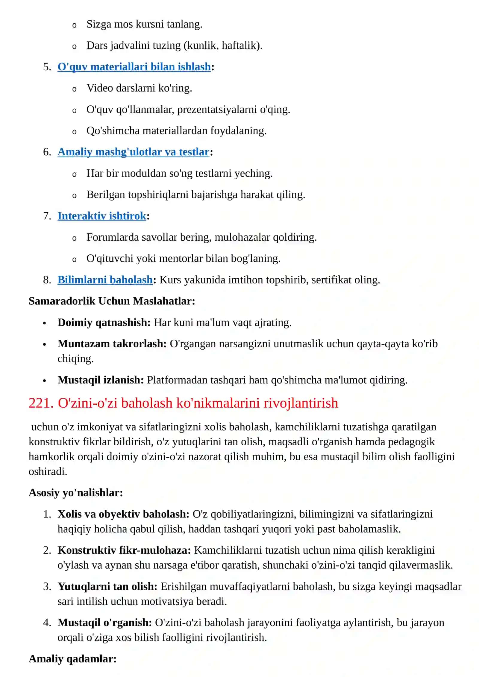 Maktab maslahatchisining suhbat savollari 4