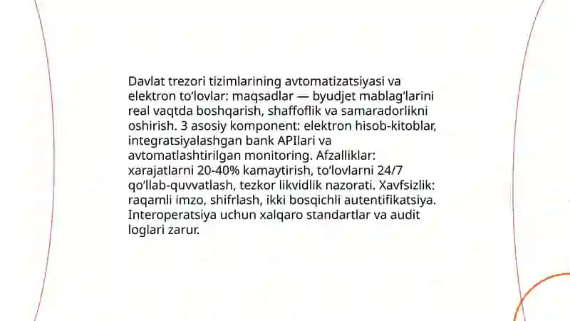 Davlat moliyasini raqamlashtirish va zamonaviy texnologiyalar 4