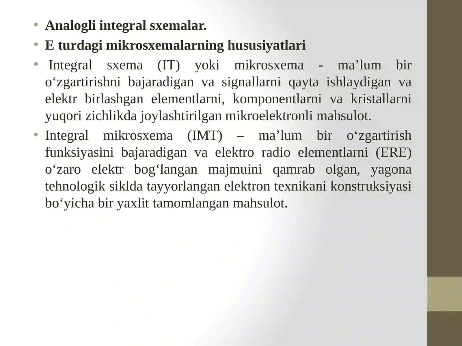 Analogli integral sxemalar 4