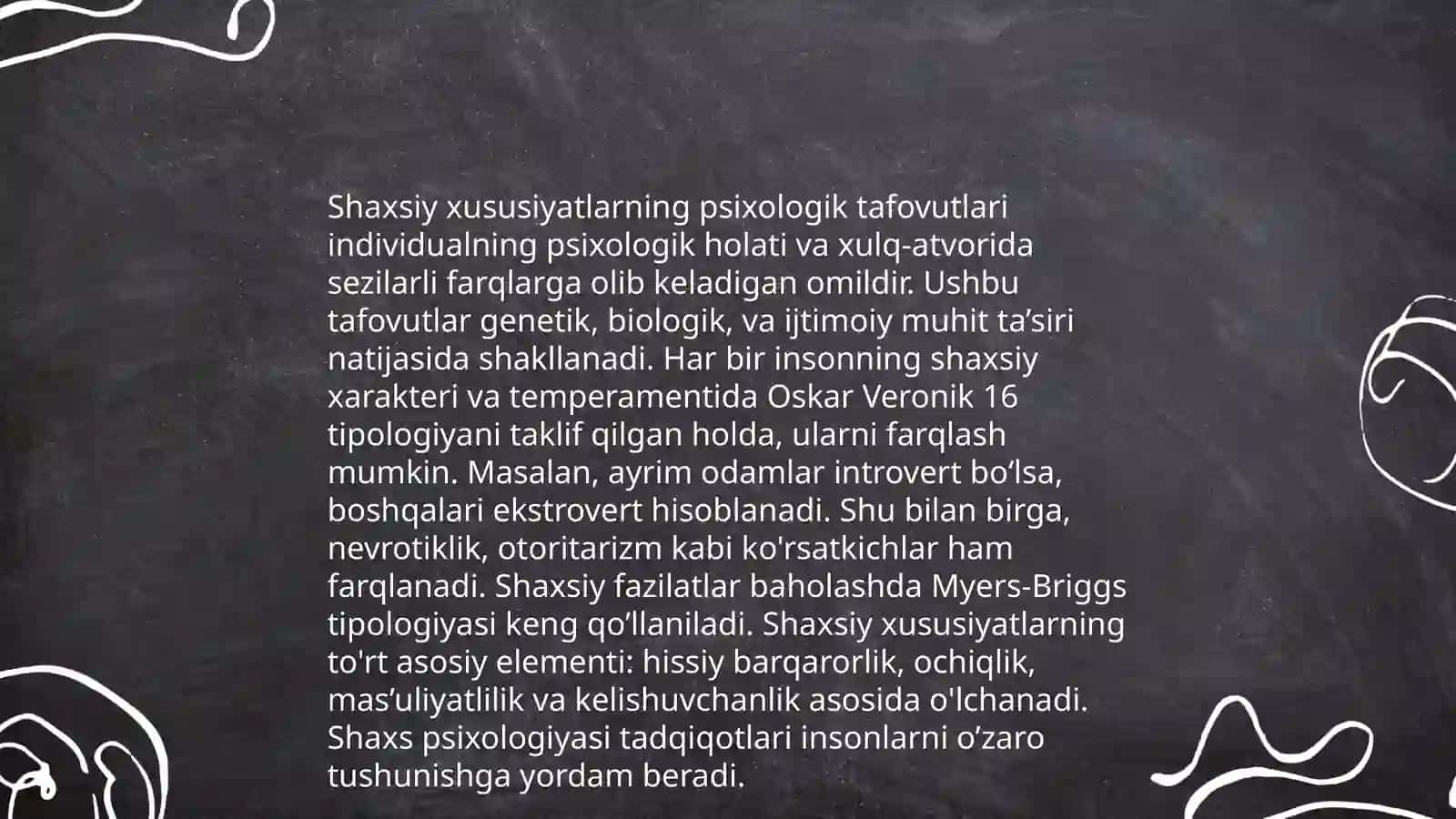 Individual psixologik tafovutlarning umumiy va maxsus nazariyasi 4