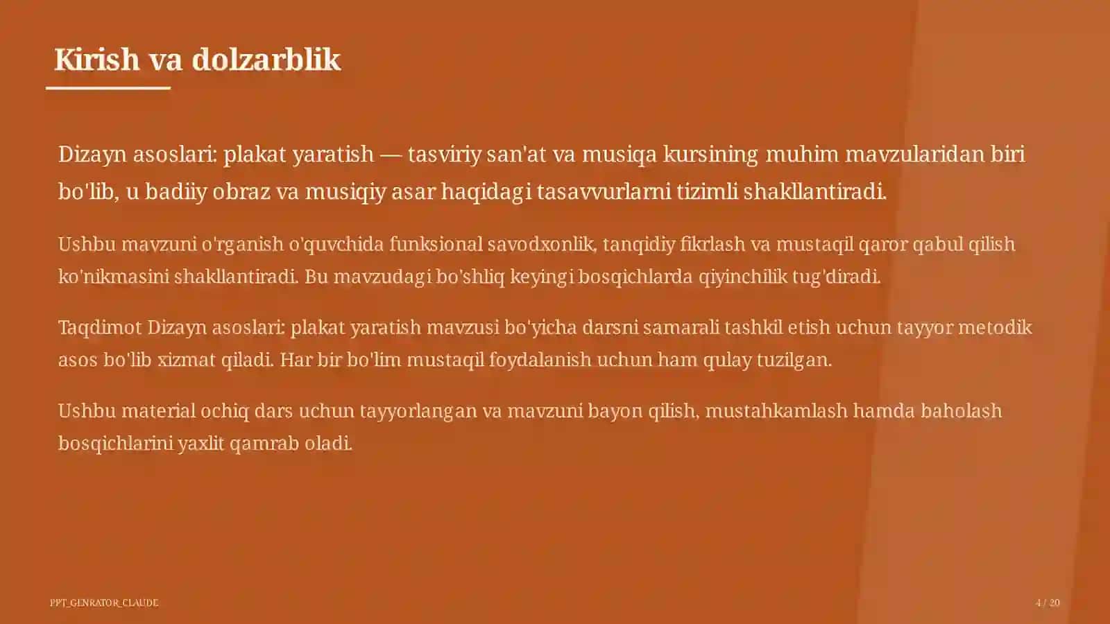 Dizayn asoslari: plakat yaratish (7-sinf) 4