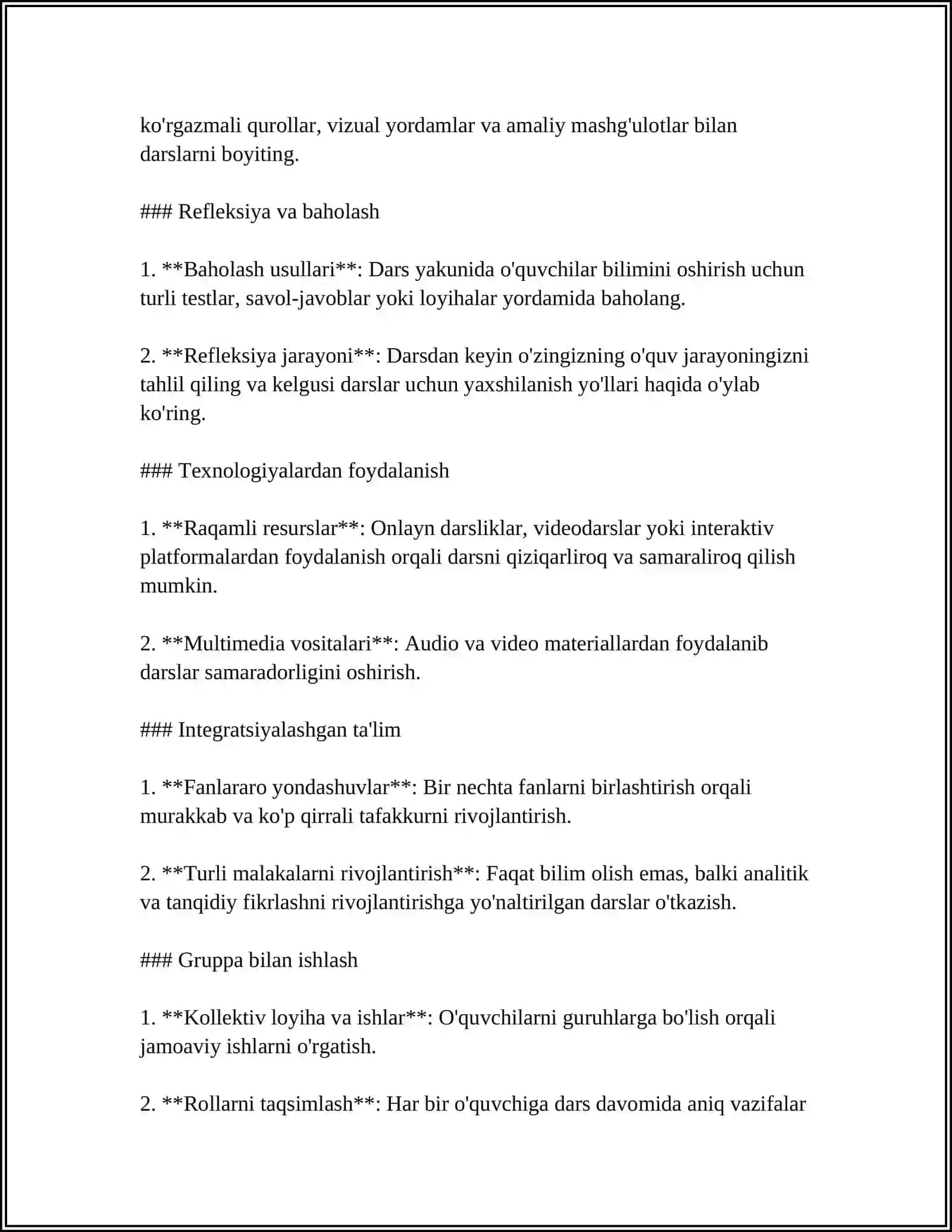 TAʼLIM METODLARI 4