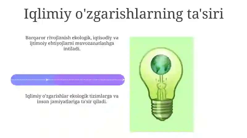 Barqaror ekologik rivojlanishni aniqlash 4