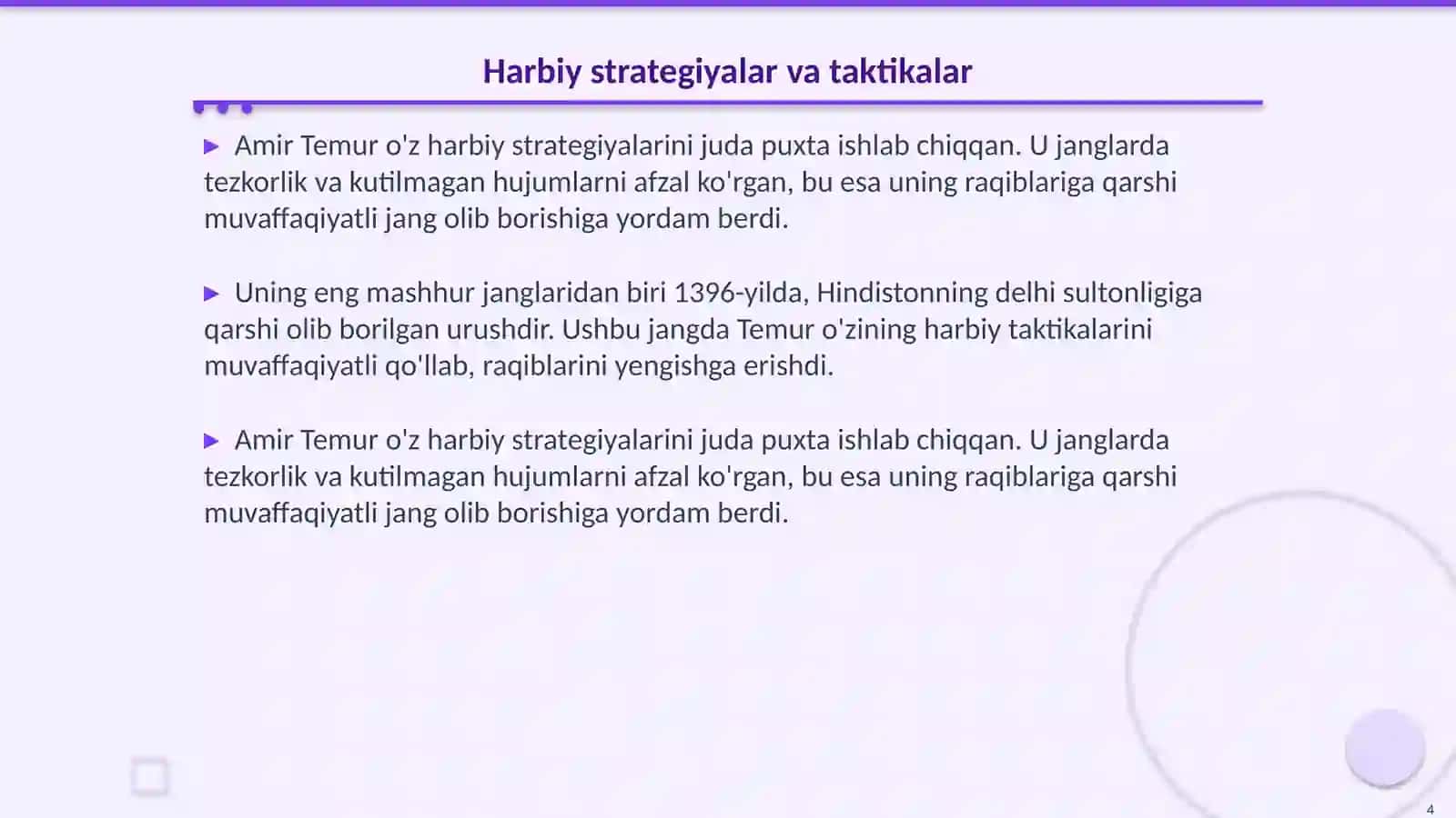 Amir Temur ulugʻ mamlakat arbobi 4