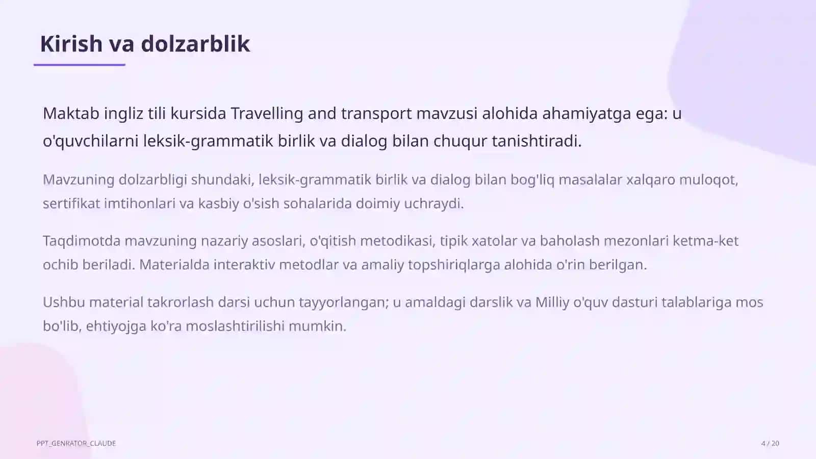 Ingliz tili (6-sinf) 4