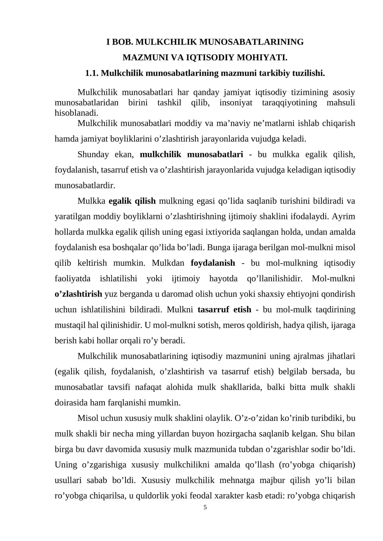 Mulkchilik munosabatlarining iqtisodiy mazmuni 4