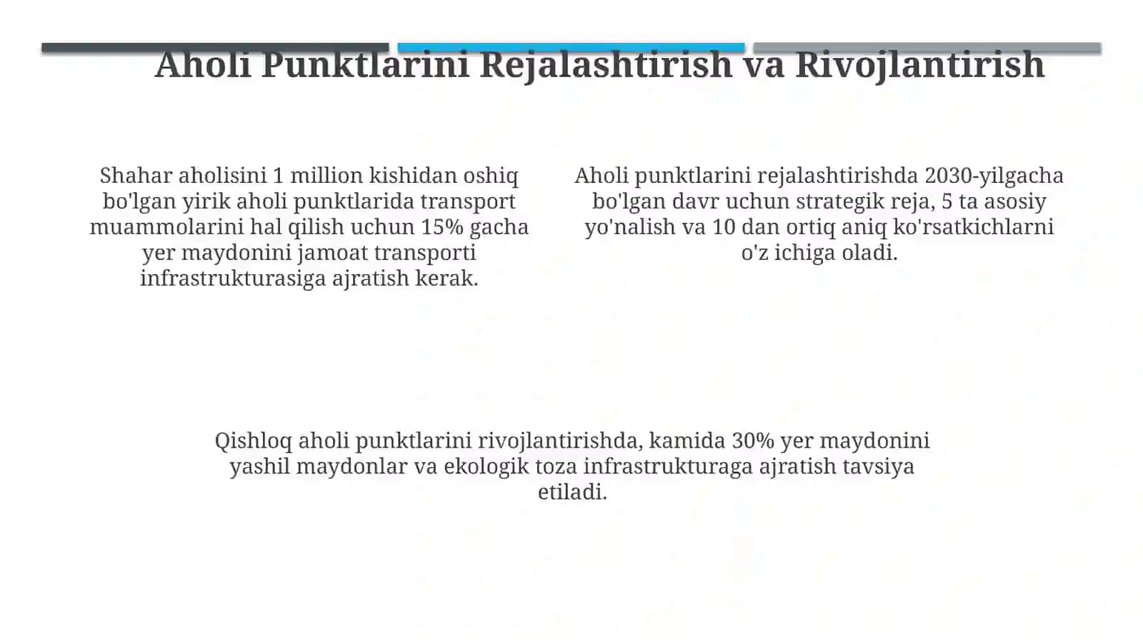 Hududiy rejalashtirish va rivojlanishi 4