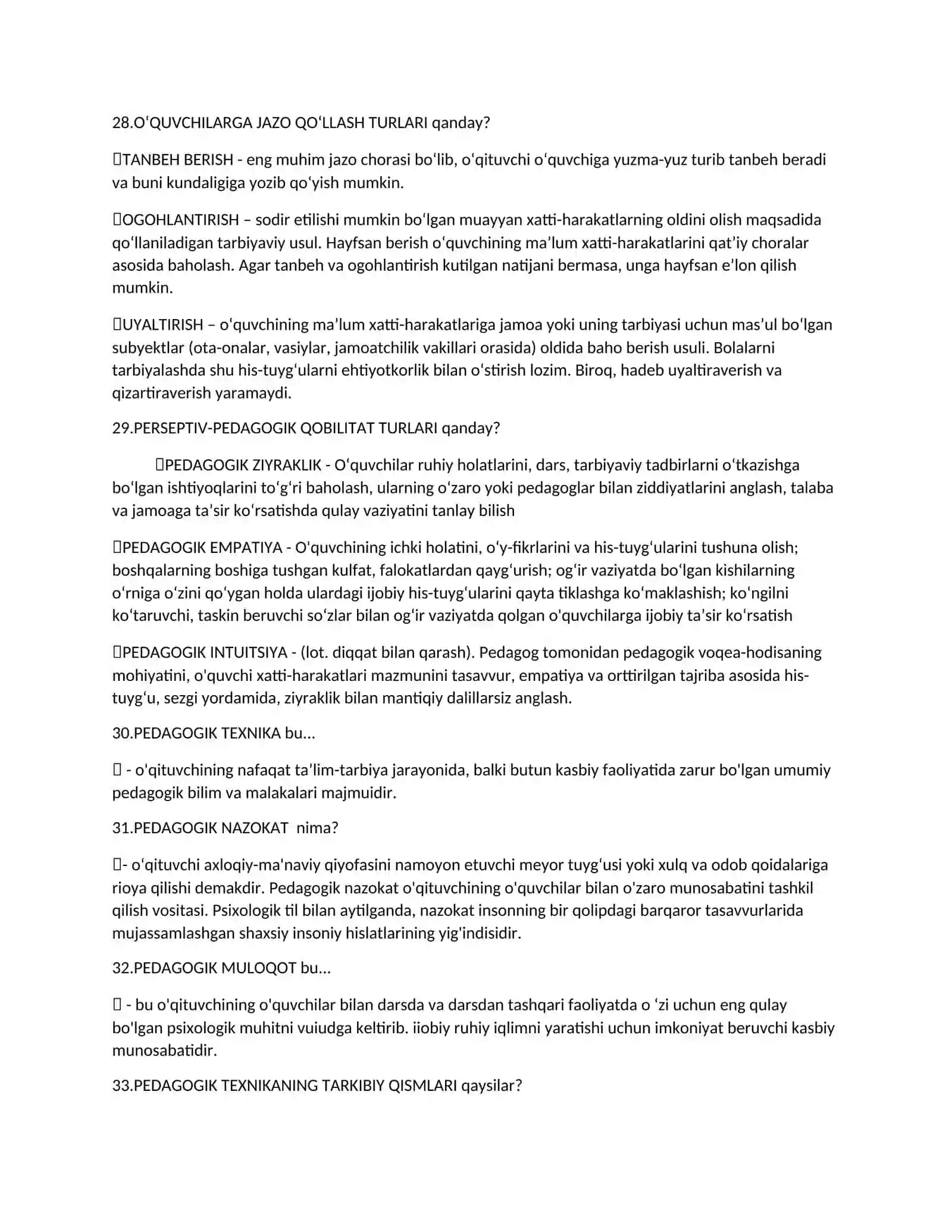 Logoped attestatsiya savol javob 4