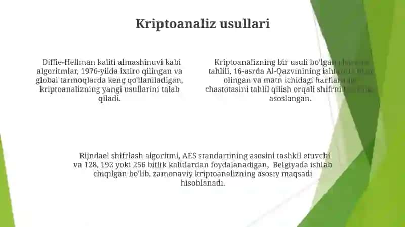 Axborotni ximoyalashning kriptografik usullari 4