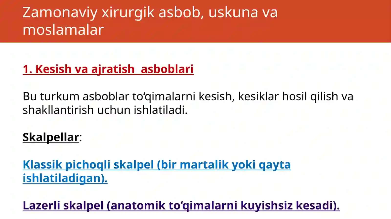 Zamonaviy ogʻriqsizlantirish usullari. 4