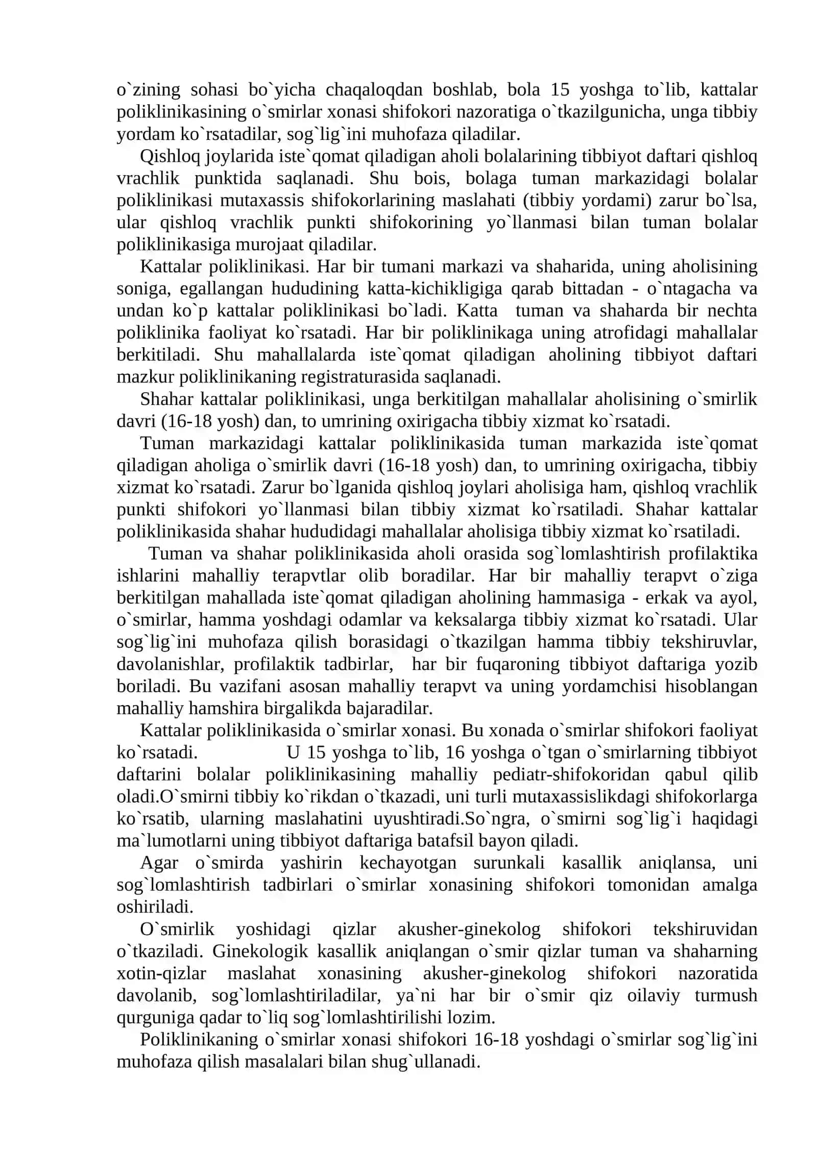 Ona va bola sog`lig`ini muhofaza qilish borasida g`amxo`rligi 4