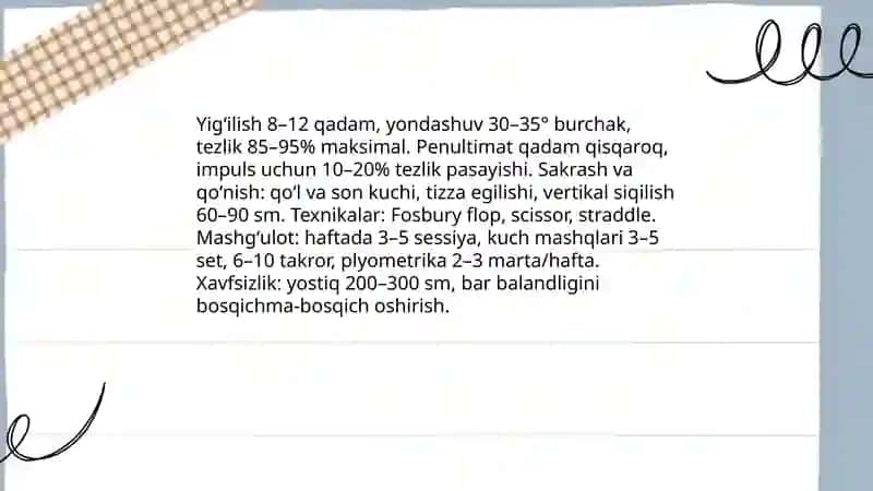 Sakrash texnikasi va oʻrgatish metodikasi 4