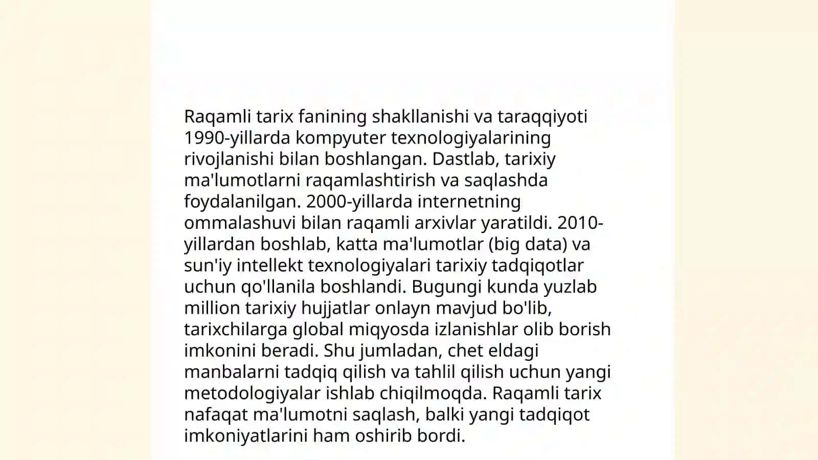 Raqamli tarix fanining shakllanishi va taraqqiyoti 4