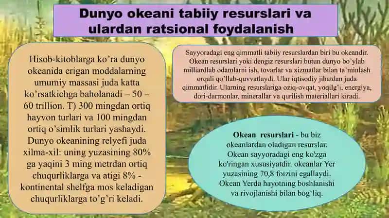 Insonning dunyo okeaniga taʼsiri. 4